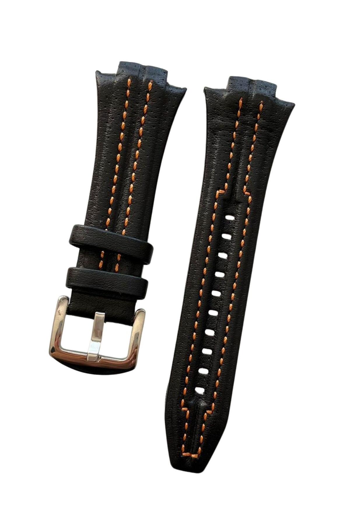 MercanSaat Seiko Sportura SNA595P2 Özel El Yapımı Hakiki Deri Saat