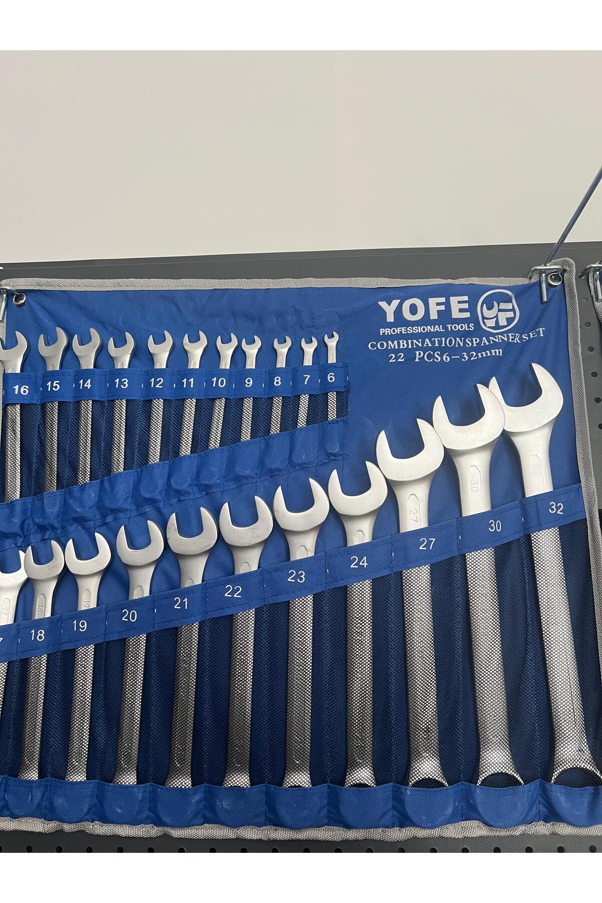 GUVEN TEKNİK HIRDAVAT & EL ALETLERİ 6-32 KOMBİNE ANAHTAR TAKIMI BEZ