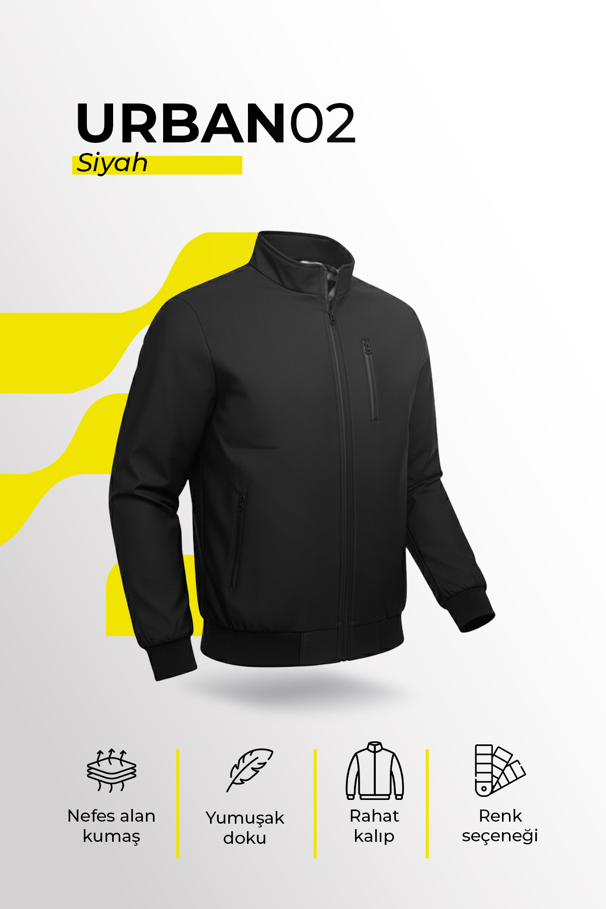 Jackhiz  URBAN 02 Mevsimlik Erkek Mont - Görsel 5