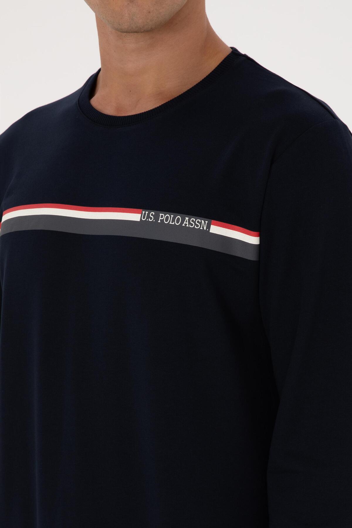 ست پیژامه و لباس خواب مردانه یقه گرد | یو اس پولو U.S. Polo Assn. USPOLO18925EKPT TR - تصویر 7