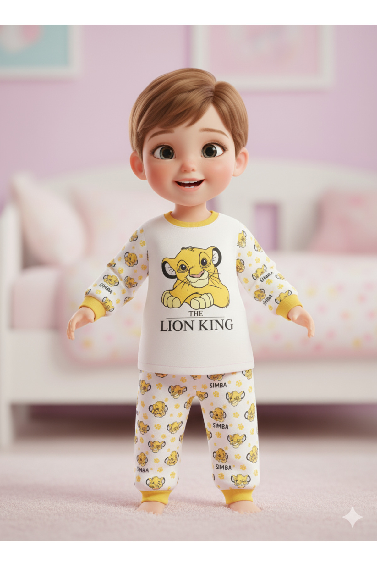 Boys Lion King Pajamas Set (Sleep tight for Tiny Lions)