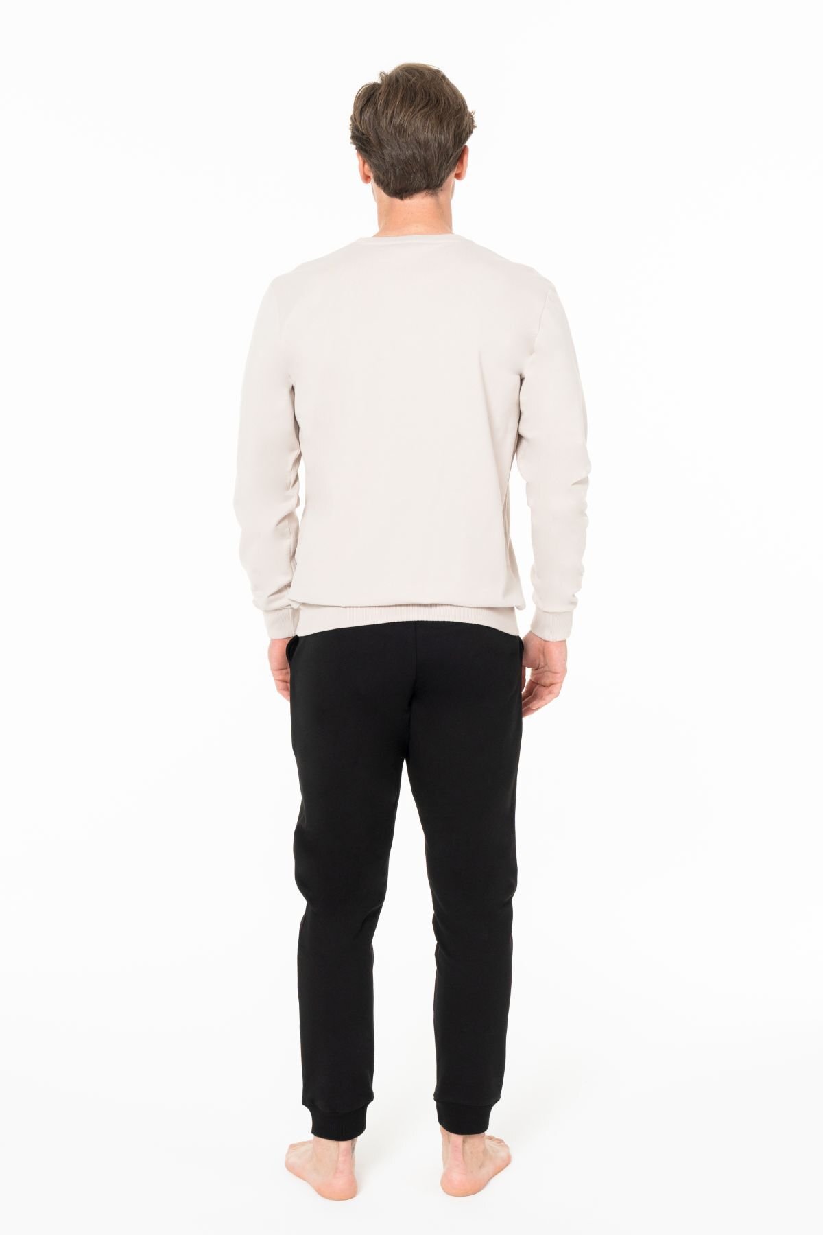 ست پیژامه و لباس خواب مردانه یقه گرد | یو اس پولو U.S. Polo Assn. USPOLO18928EKPT TR - تصویر 4