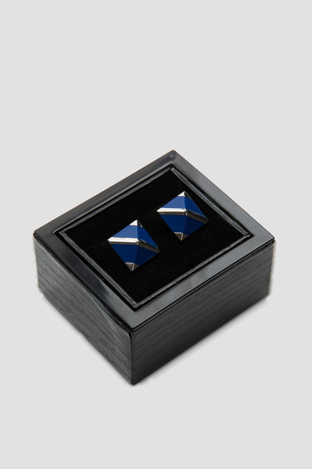 Abbate 98506 Silver Lacivert Erkek Kol Düğmesi