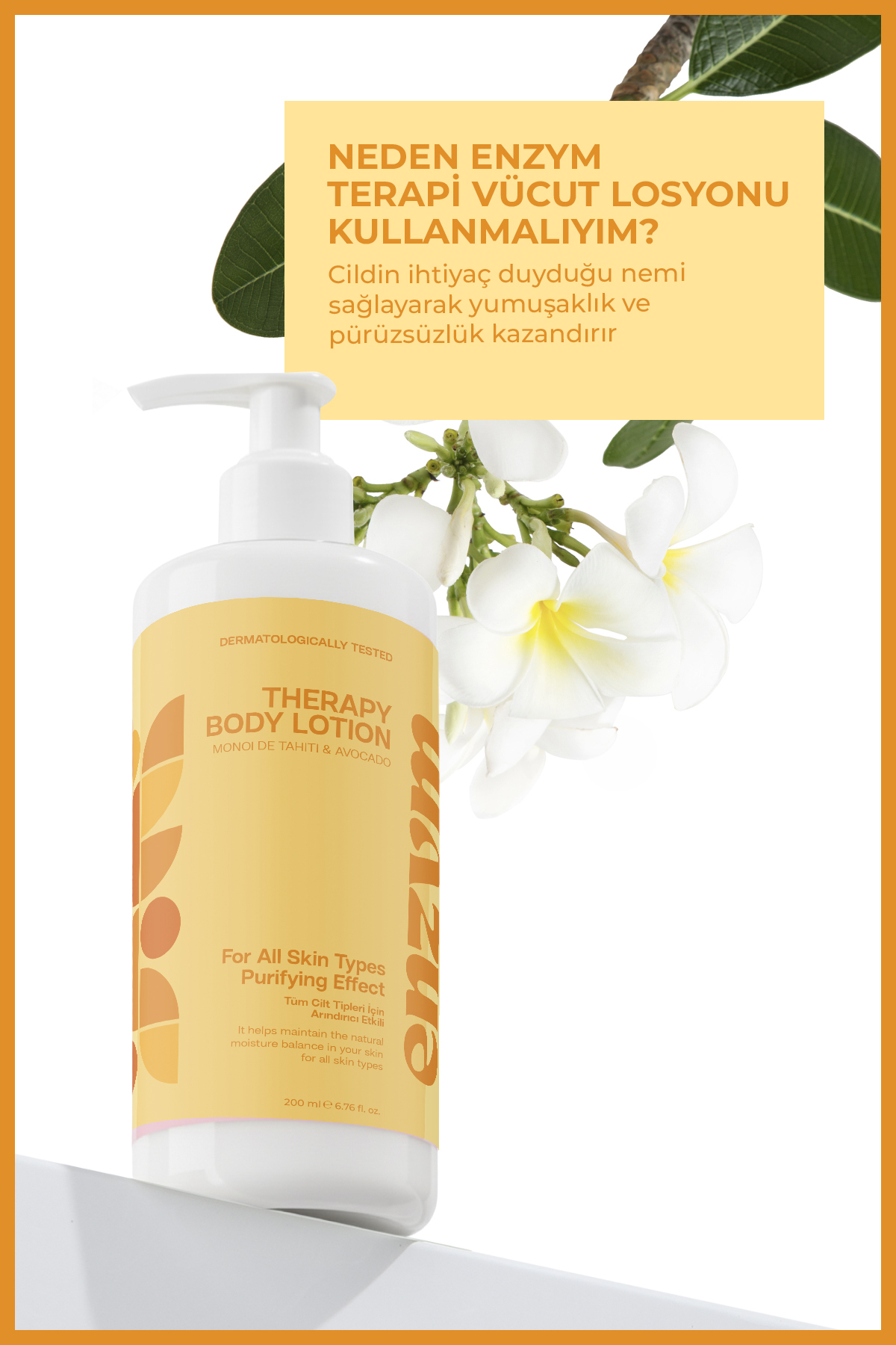 Tüm Cilt Tipleri İçin Terapi Vücut Losyonu 200 ml — 50007 — تصویر 2 از 4