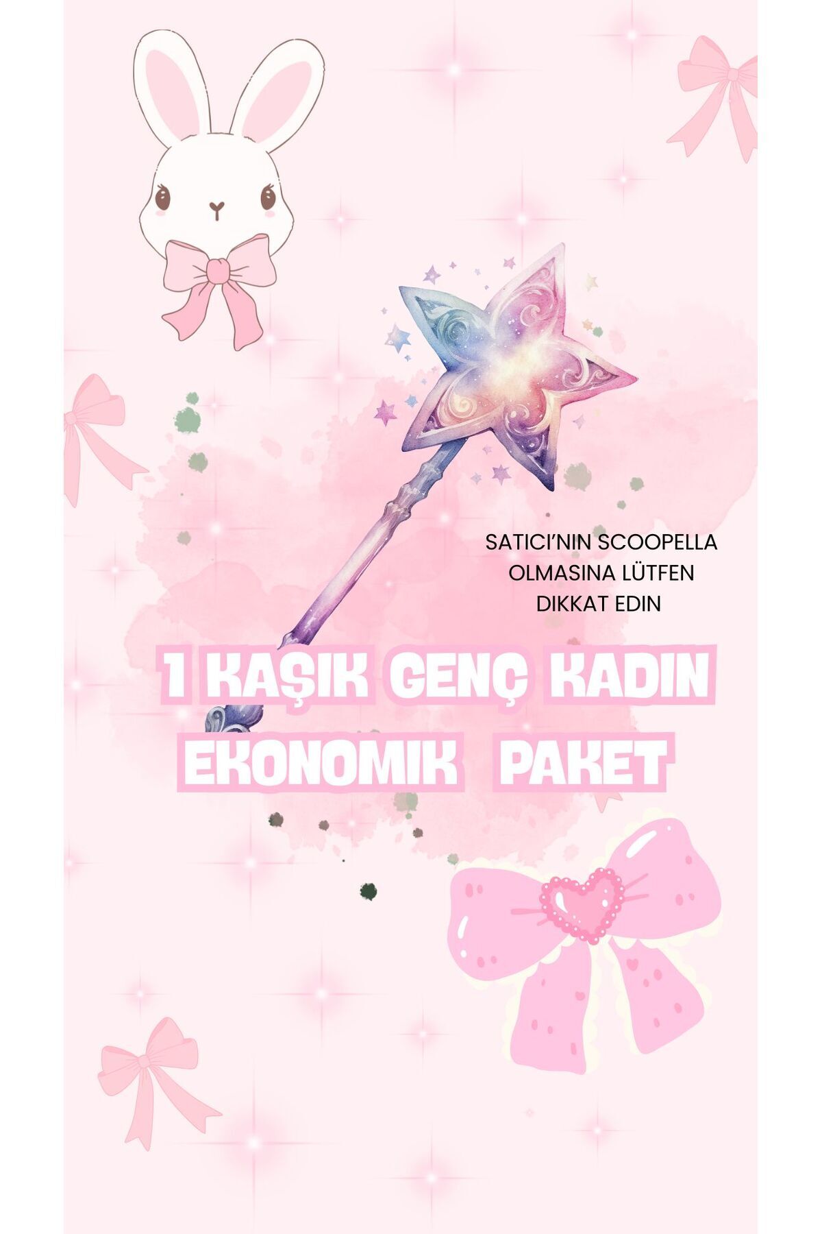 Scoopella SÜRPRİZ KAŞIK 1 KAŞIK GENÇ KADINN İÇİN EKONOMİK PAKET