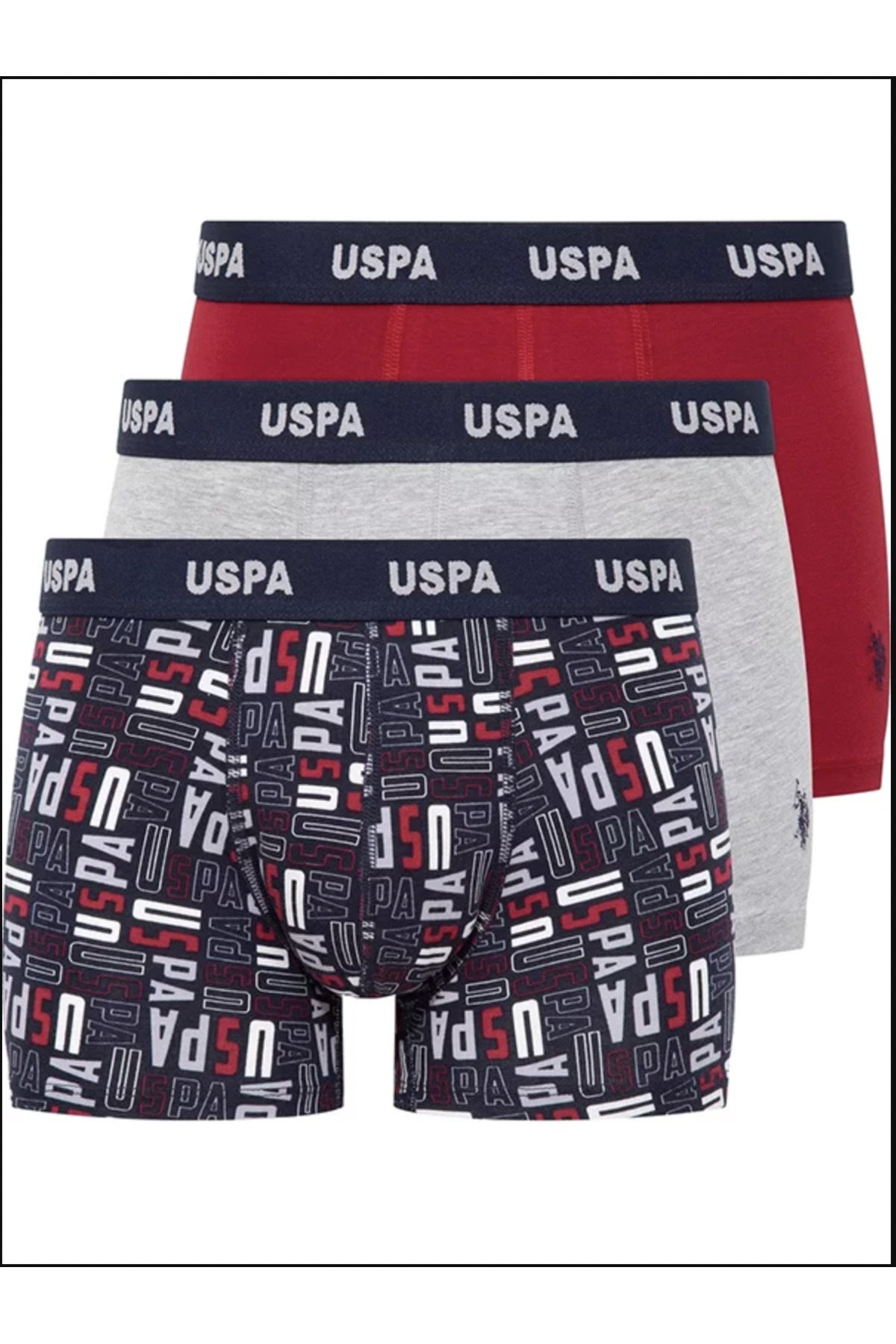 یو اس پولو ست باکسر مردانه دارای مجوز، USPA، بسته ۳ عددی