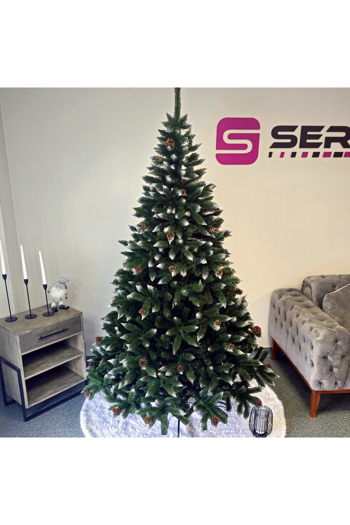 SERSIMO Brad artificial de Crăciun Deluxe de la Sersimo, Danemarca, 2D, 220cm