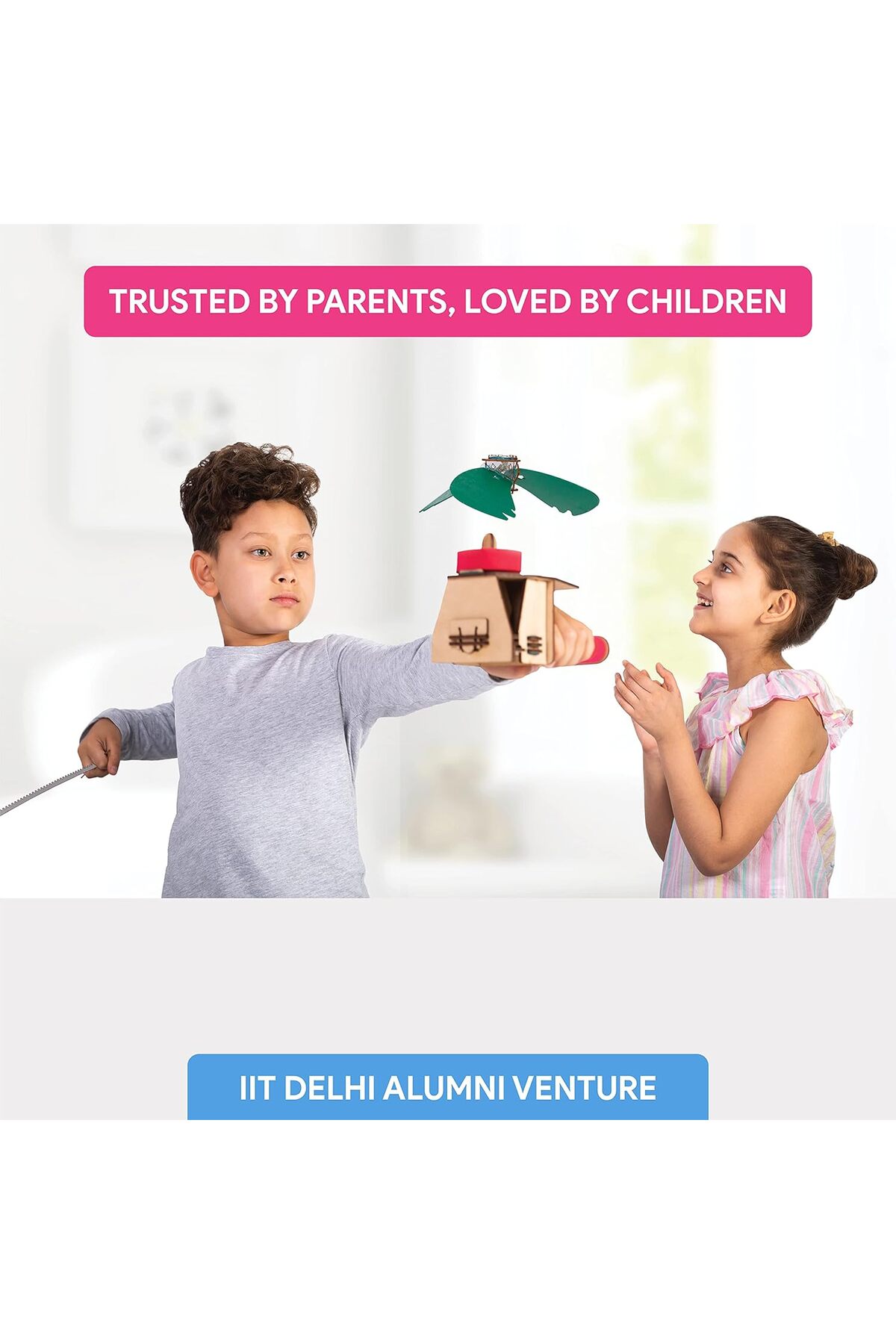 ماکت آموزشی STEM پرندهی پروانهای، اسباببازی سرگرمکننده DIY، فعالیت مبتنی بر ساخت