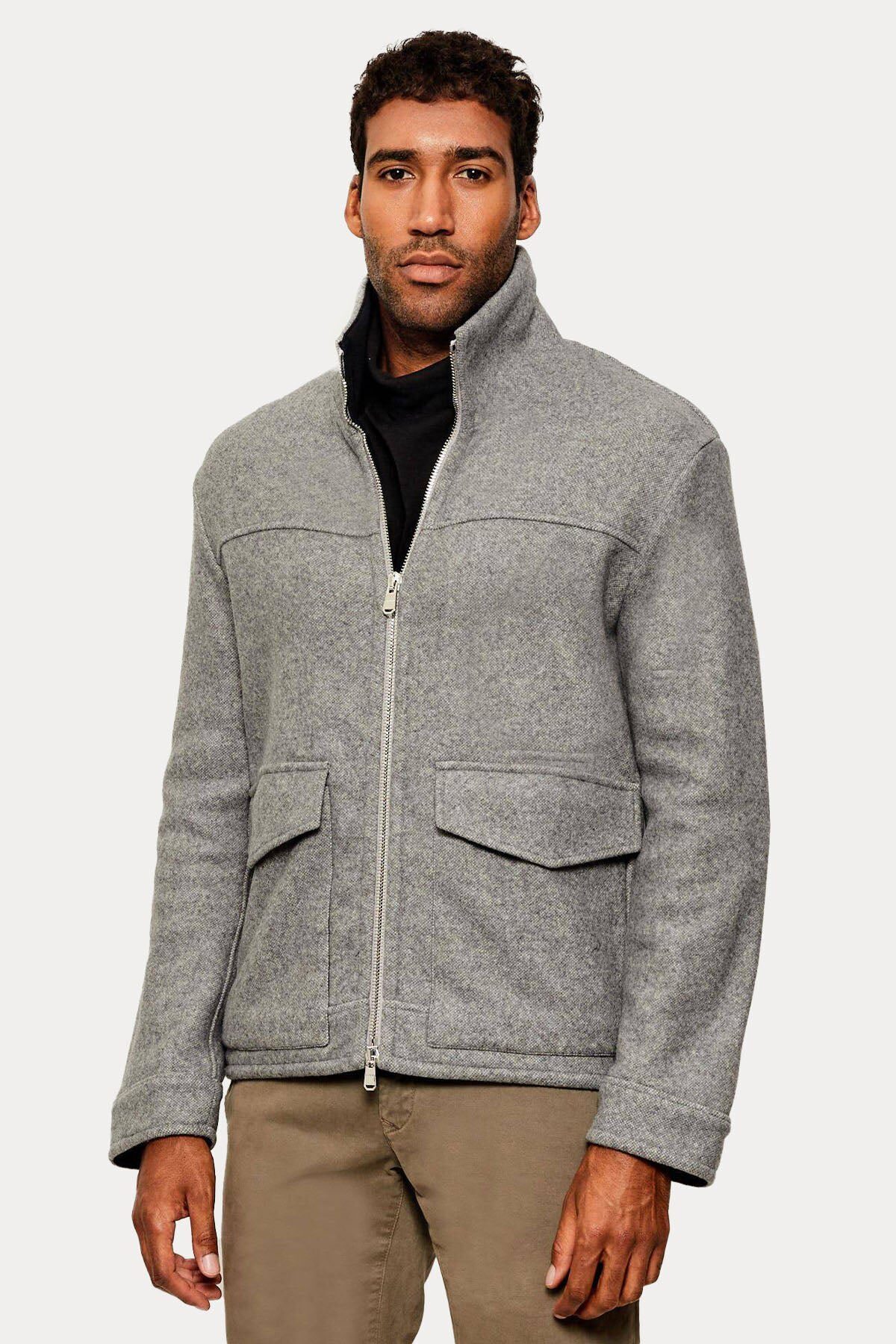  کاپشن پشمی کوتاه