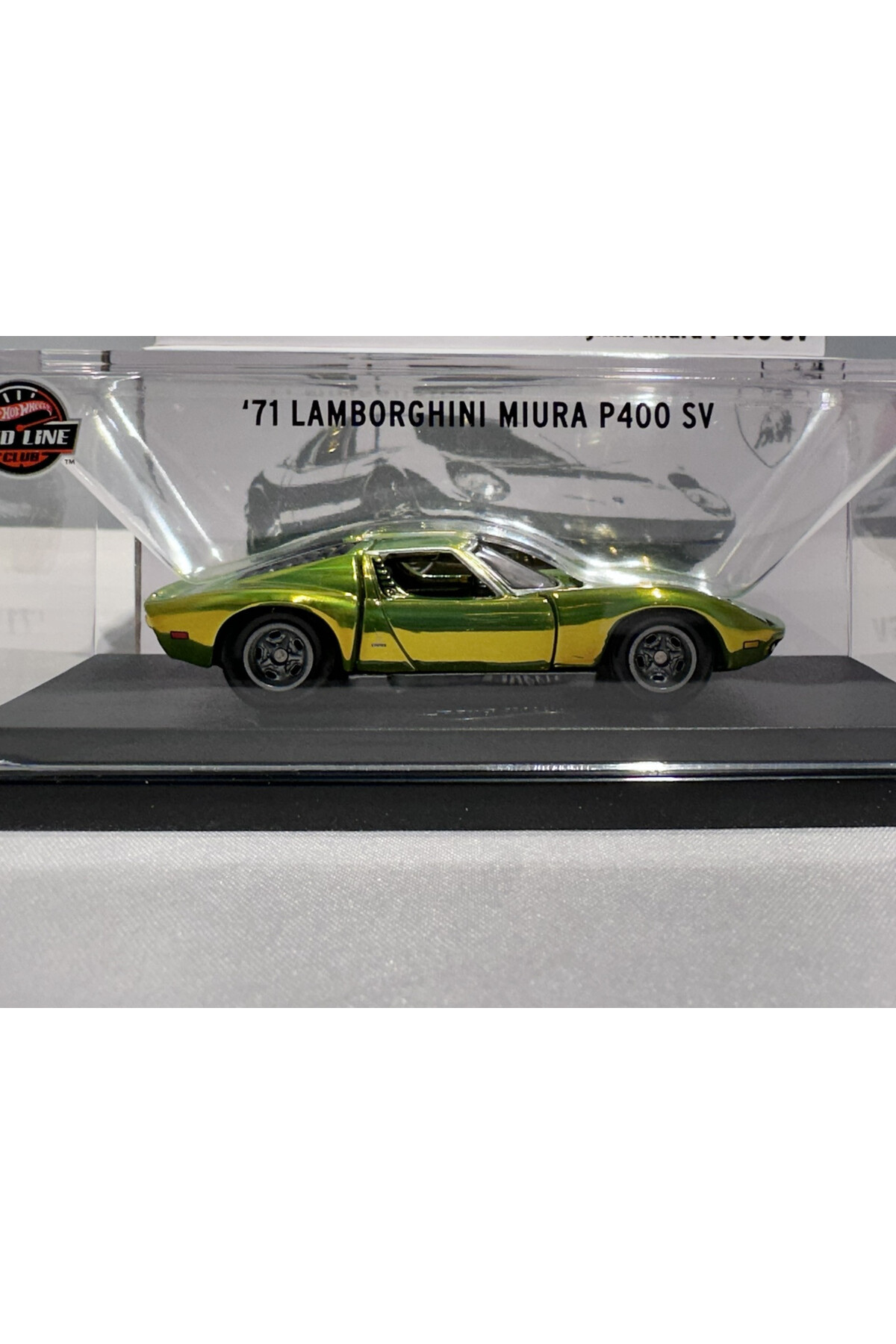 HOT WHEELS '71 Lamborghini Miura P400 SV * Red Line Club RLC