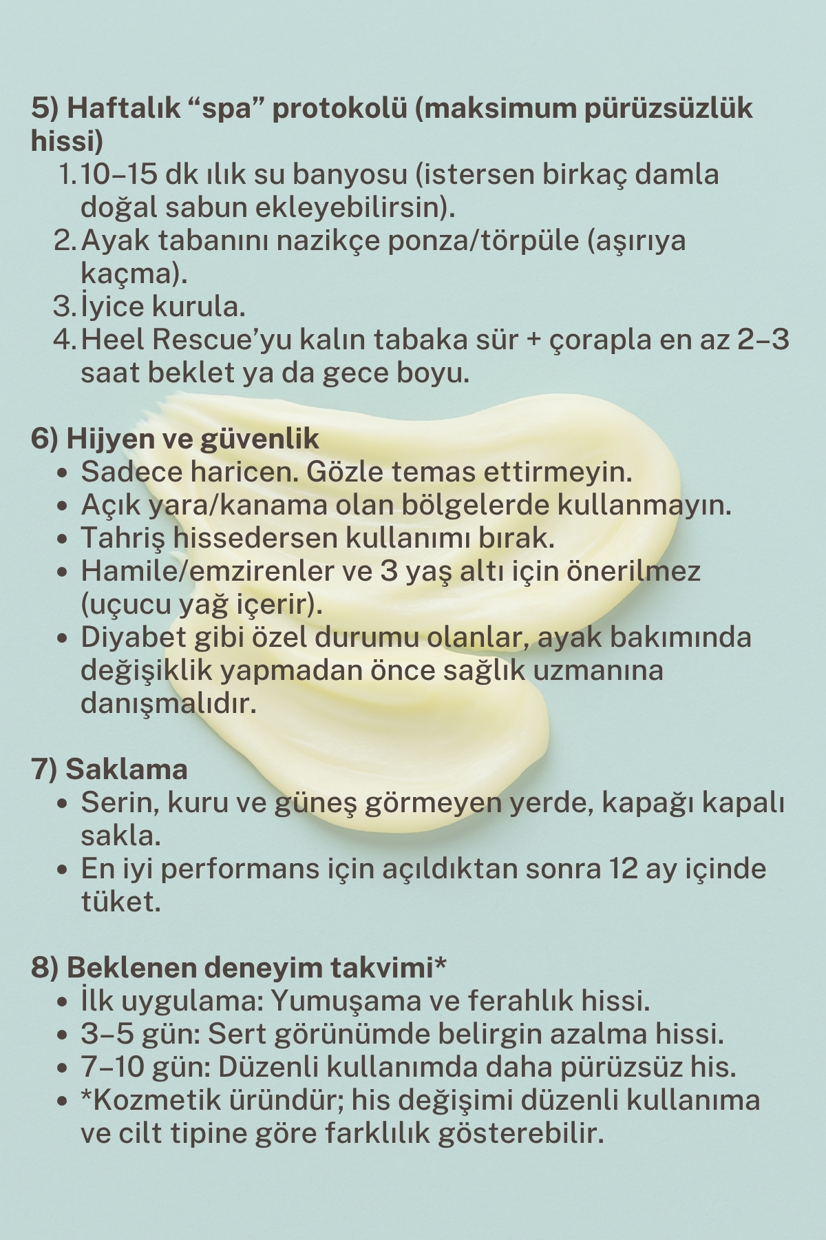 HEÉL RESCUE Çatlak Topuk Yoğun Bakım Balmı 100 gr, Shea & Çay Ağacı, Doğal Ayak Kremi — S25TPK100 — تصویر 7 از 8