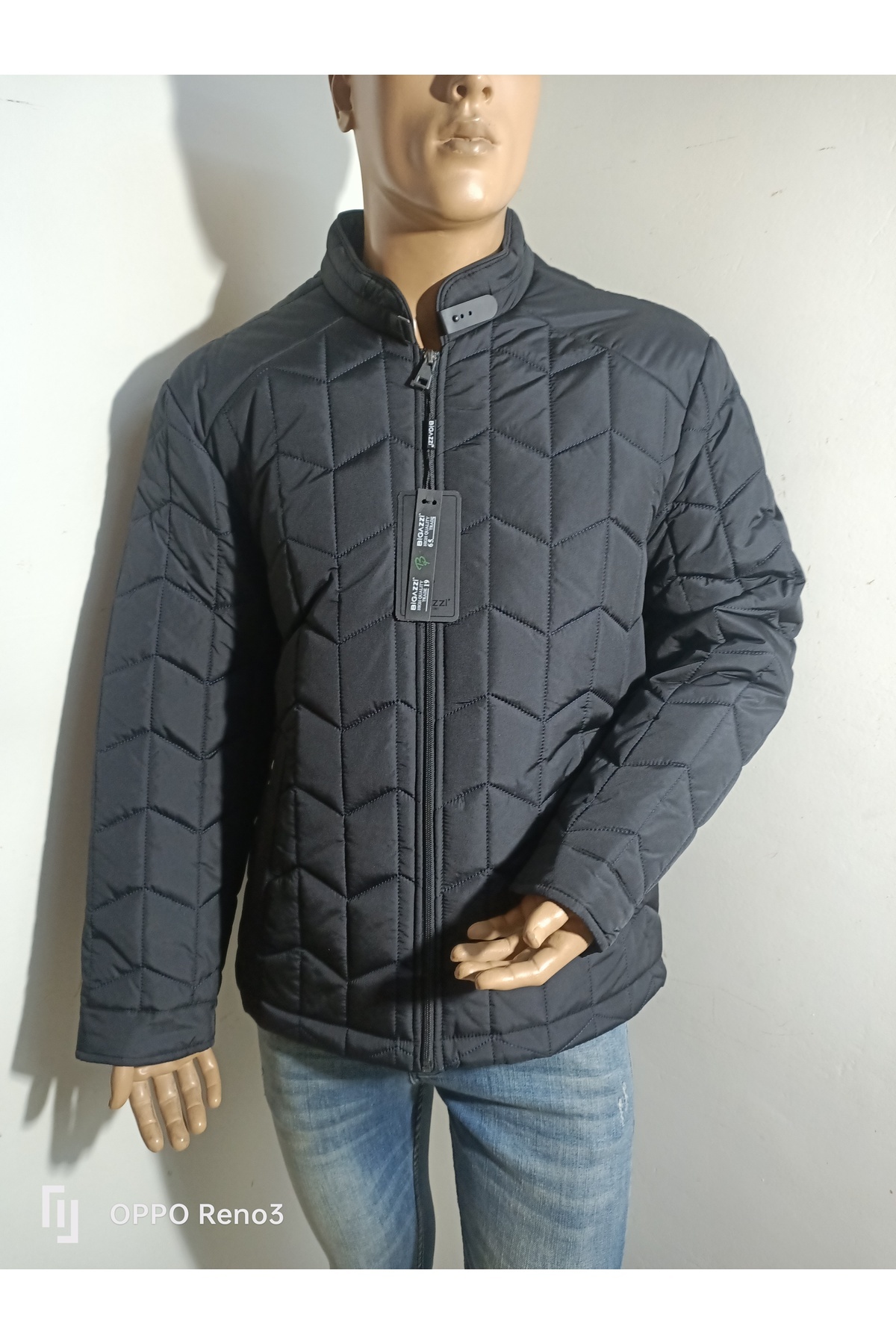 BIGAZZI orta kalın dik yaka büyük beden mont