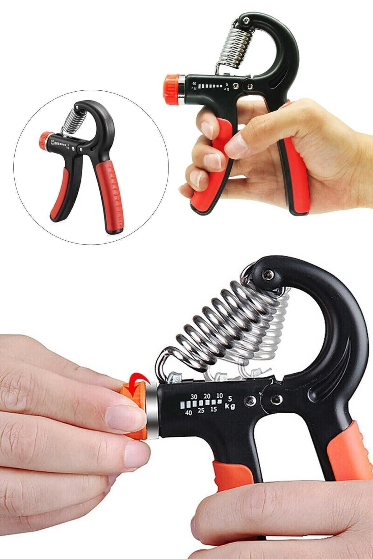 Kiesa El Yayı Bilek Güçlendirici Sertlik Ayarlanabilir Yaylı