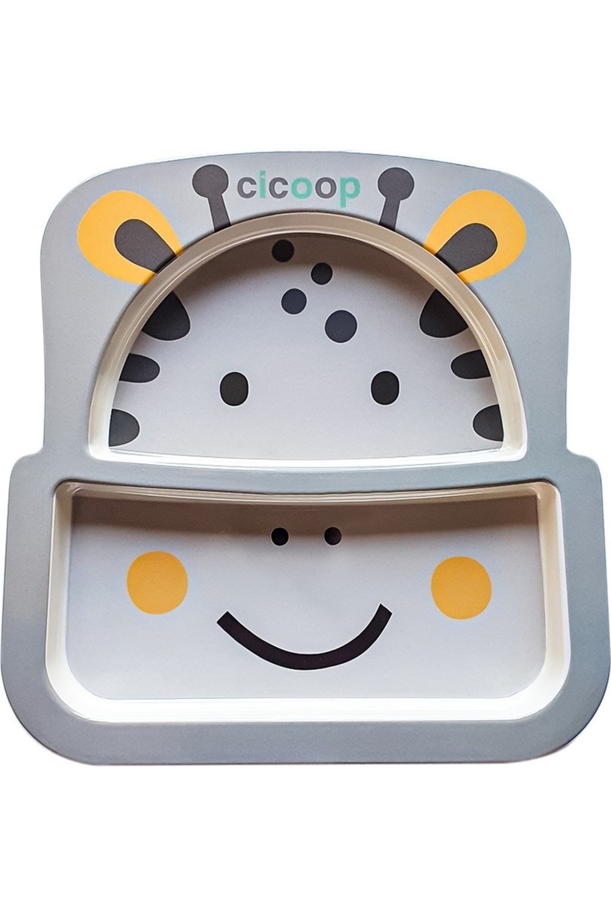 Jusso Cicoop Bebek Mama Tabağı 2'li Set Zürafa fotoğrafı 4 (önizleme)