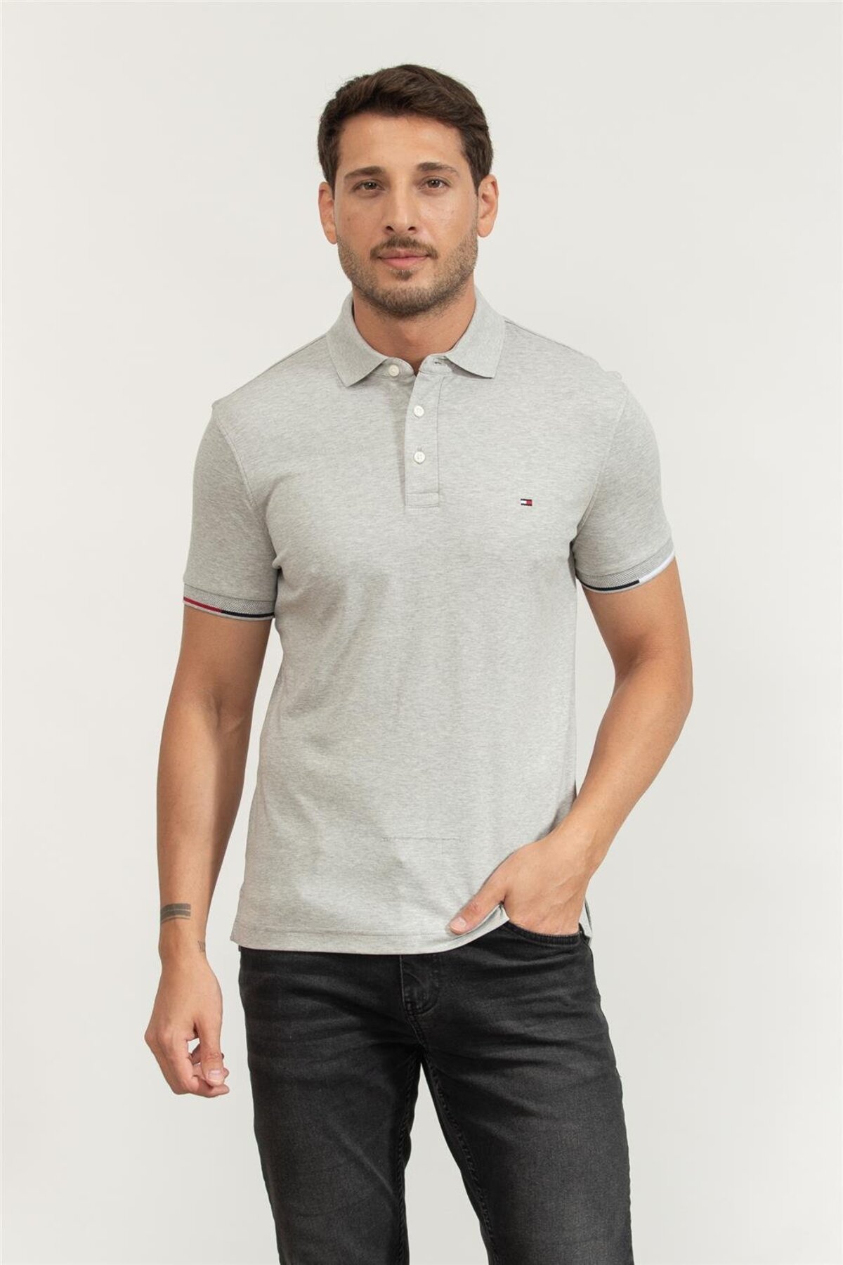 تامی هیلفیگر تی‌شرت یقه پولو مردانه