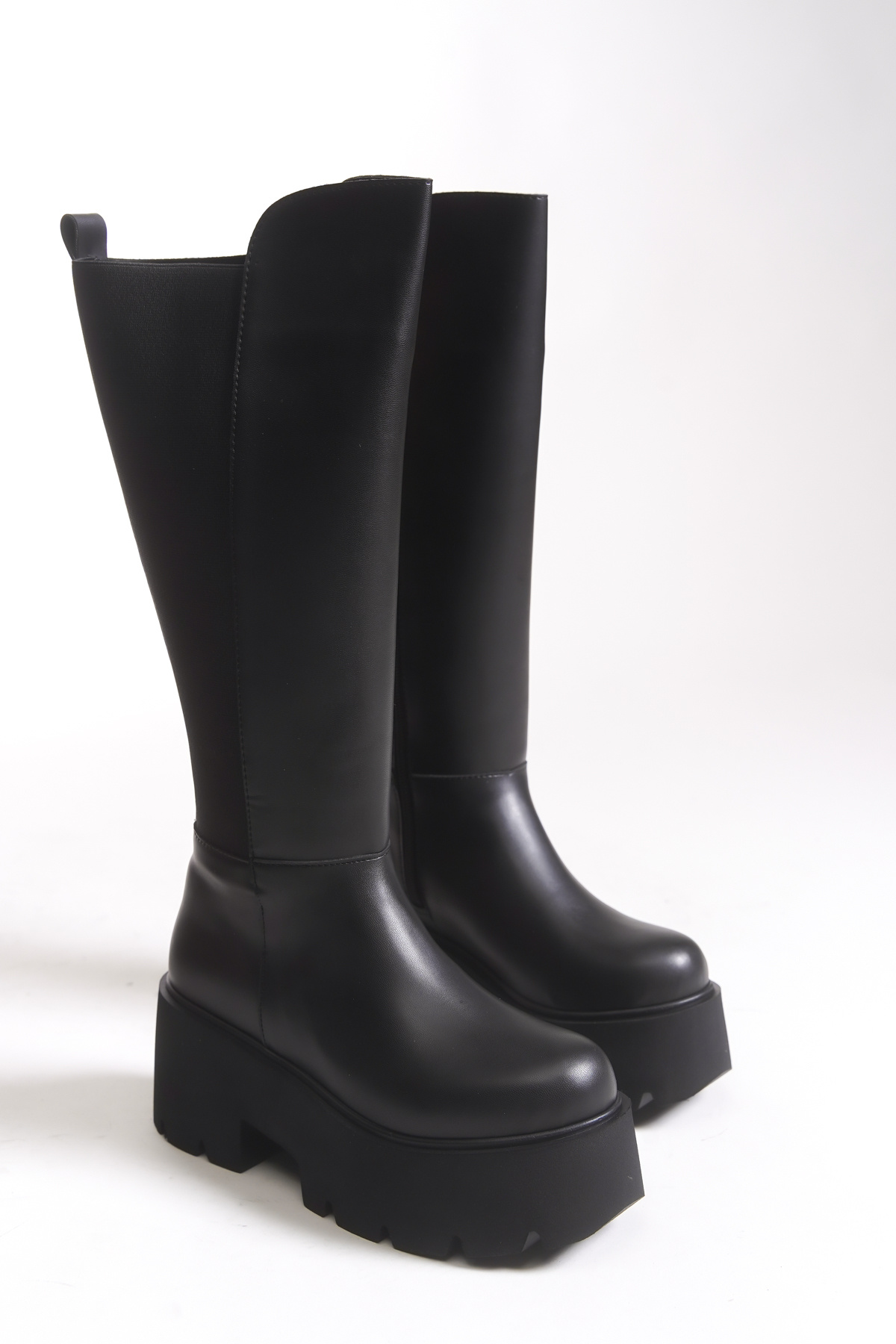 Riccon  Yavessiel Kadın Çizme 0012169 Siyah Cilt - Görsel 5