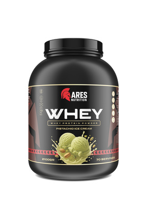 ARES NUTRITION WHEY PROTEİN 2100GR ANTEP FISTIKLI DONDURMA 70 SERVİS