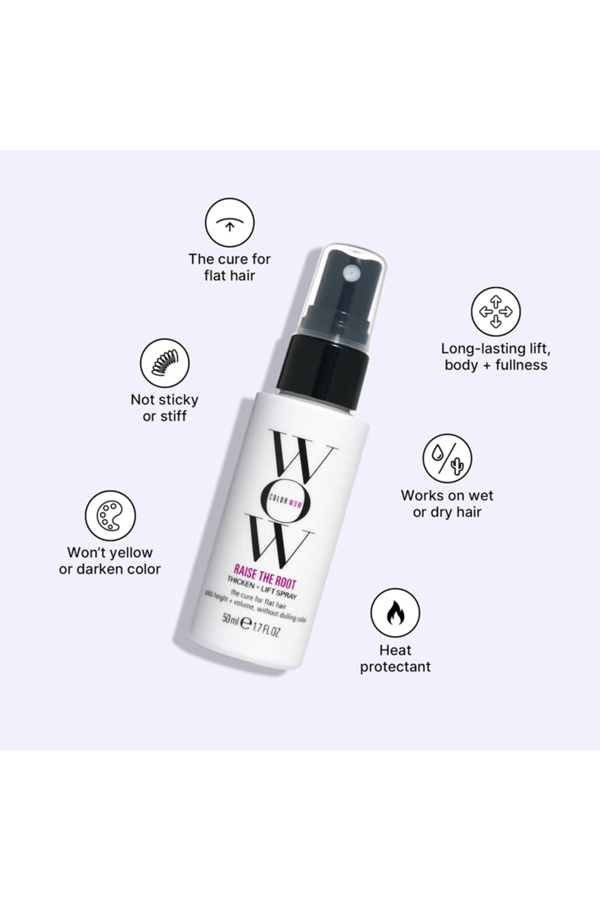 Raise The Root Kök Kaldırıcı ve Hacimlendirici Sprey Mini 50ml — CW/STY/RAISE50 — تصویر 4 از 4