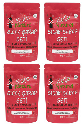 kafa naturel Sıcak Şarap Seti 50 Gr Lite Edition Mulled Wine Set - Glögg - Yı...
