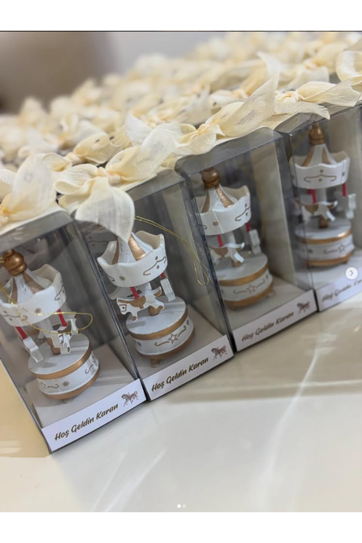 3DLuxeDekor Hediyelik Atlı Karınca 10 ADET Doğum Hediyeliği, Mevlüd Hediyeliği, Doğum Günü Hediyeliği fotoğrafı 3 (önizleme)