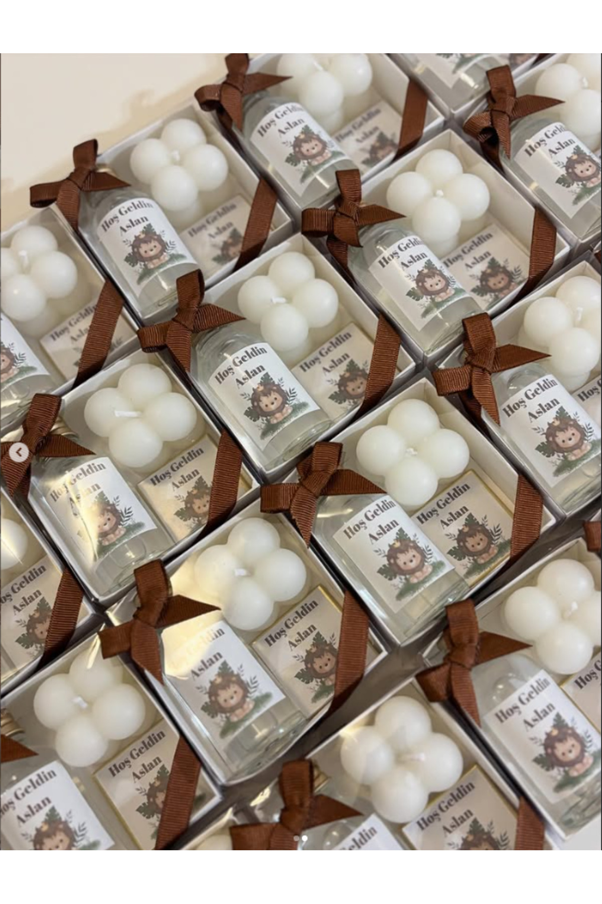 3DLuxeDekor Çikolata Mum Kolonya Hediyelik 10 ADET (Bebek, Söz, Nişan, Kına, Düğün, Mevlid) fotoğrafı 2 (önizleme)