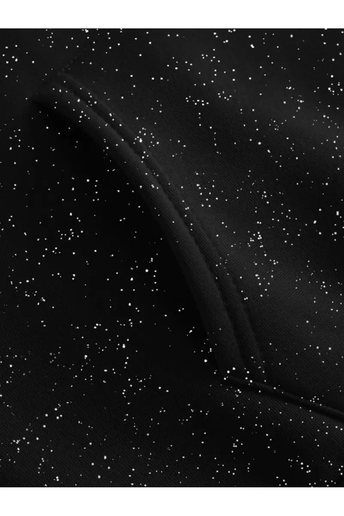 Gofeel  Parıltılı Taş Baskılı Kapüşonlu Oversize 3 İplik Hırka - Görsel 6