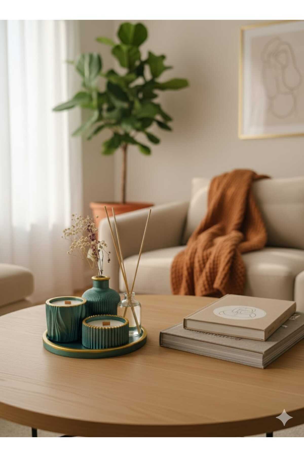 crafts tasarım atölyesi DEKORATİF KOKULU MUM VE ODA PARFÜMÜ ( ÇİLEK )