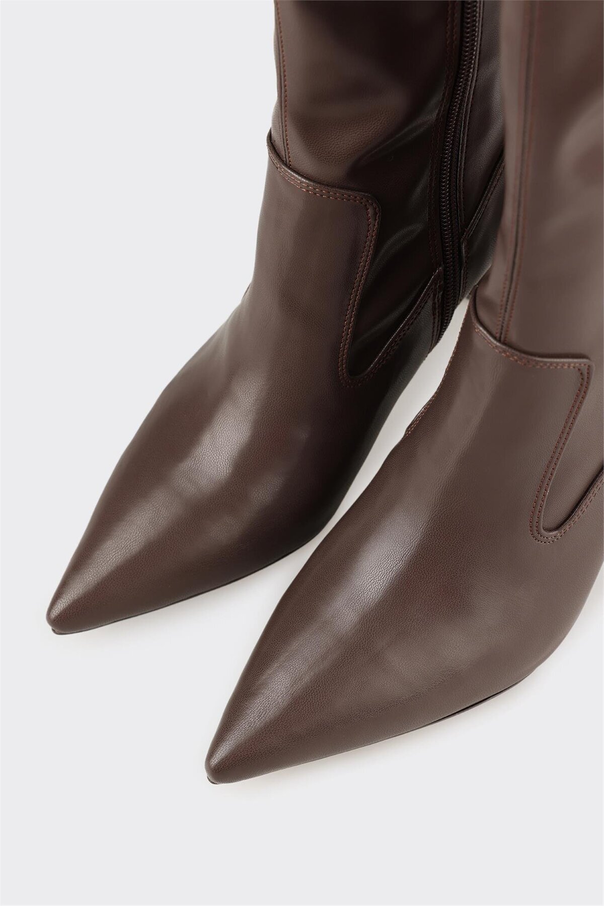 Elle Shoes Kahve Kadın Günlük Çizme görsel 4