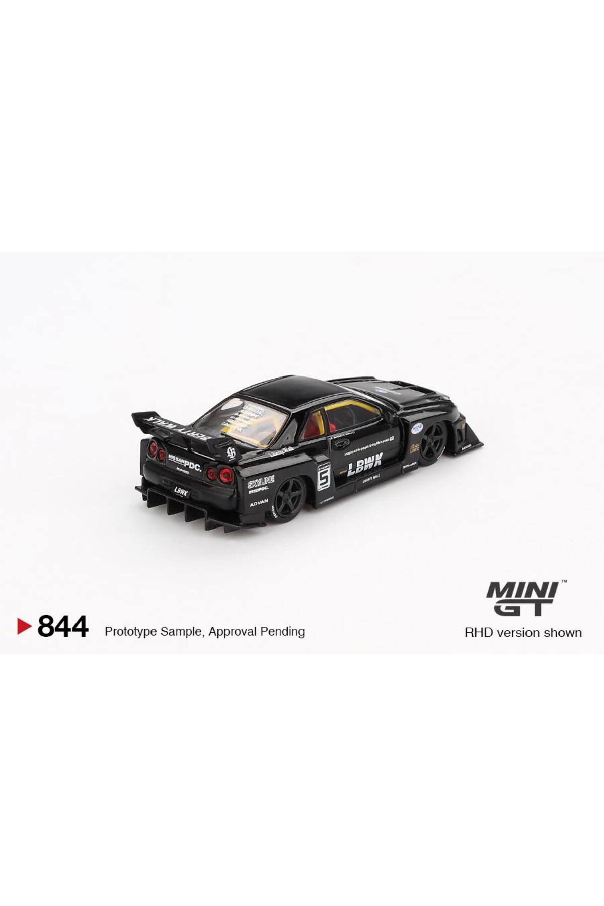 mini gt Nissan LB-ER34 Super Silhouette SKYLINE Black 844 BL