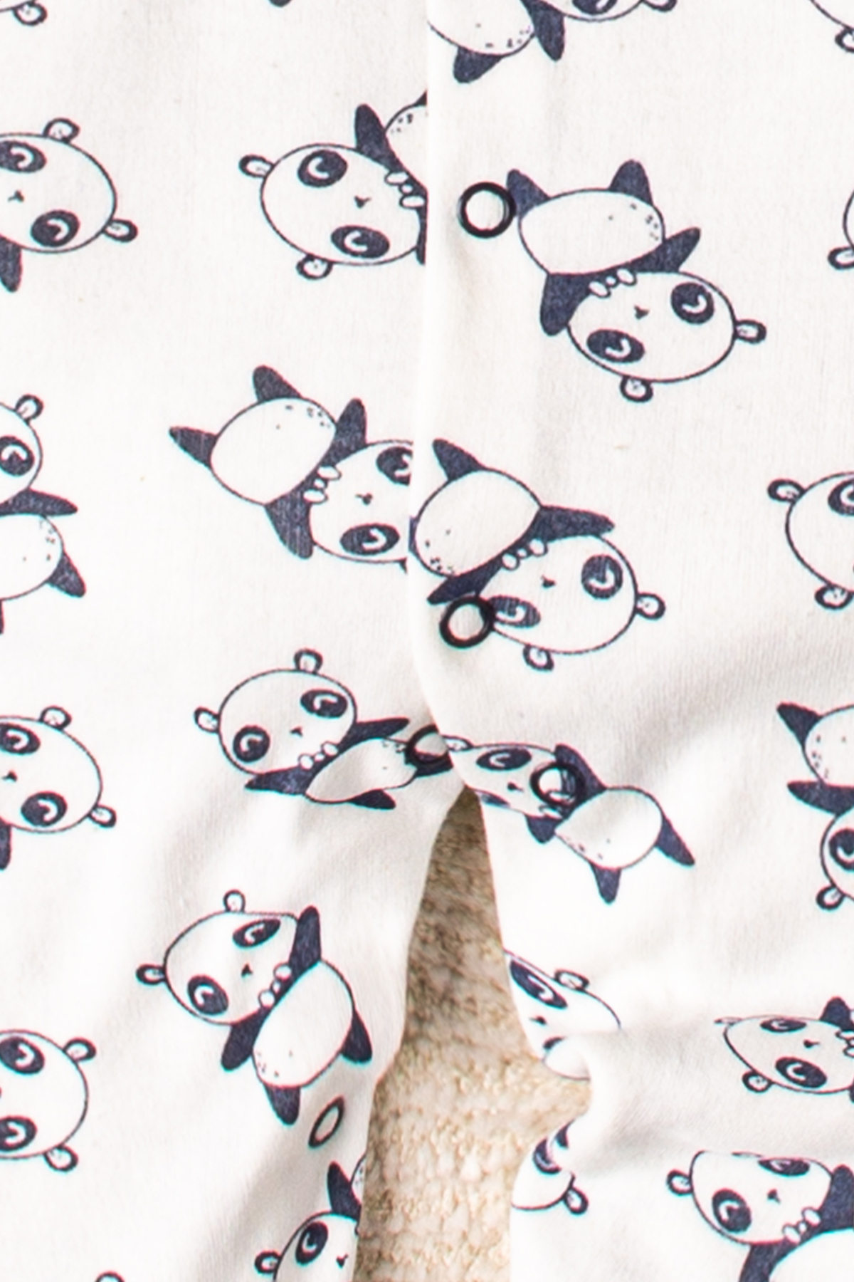 Mai Perla Unisex 3'lü Pamuklu Panda Desenli Çıtçıtlı Patikli Yenidoğan Tulum Seti fotoğrafı 4 (önizleme)