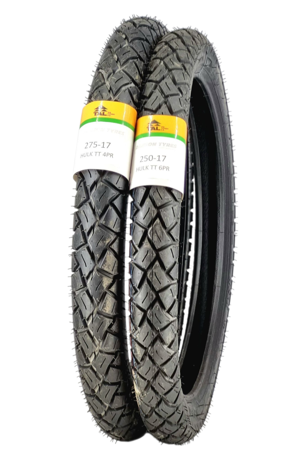 DARSON TYRES 275-17 VE 250-17 CUP LASTİK TAKIMI TT (TUBETYPE - İÇ