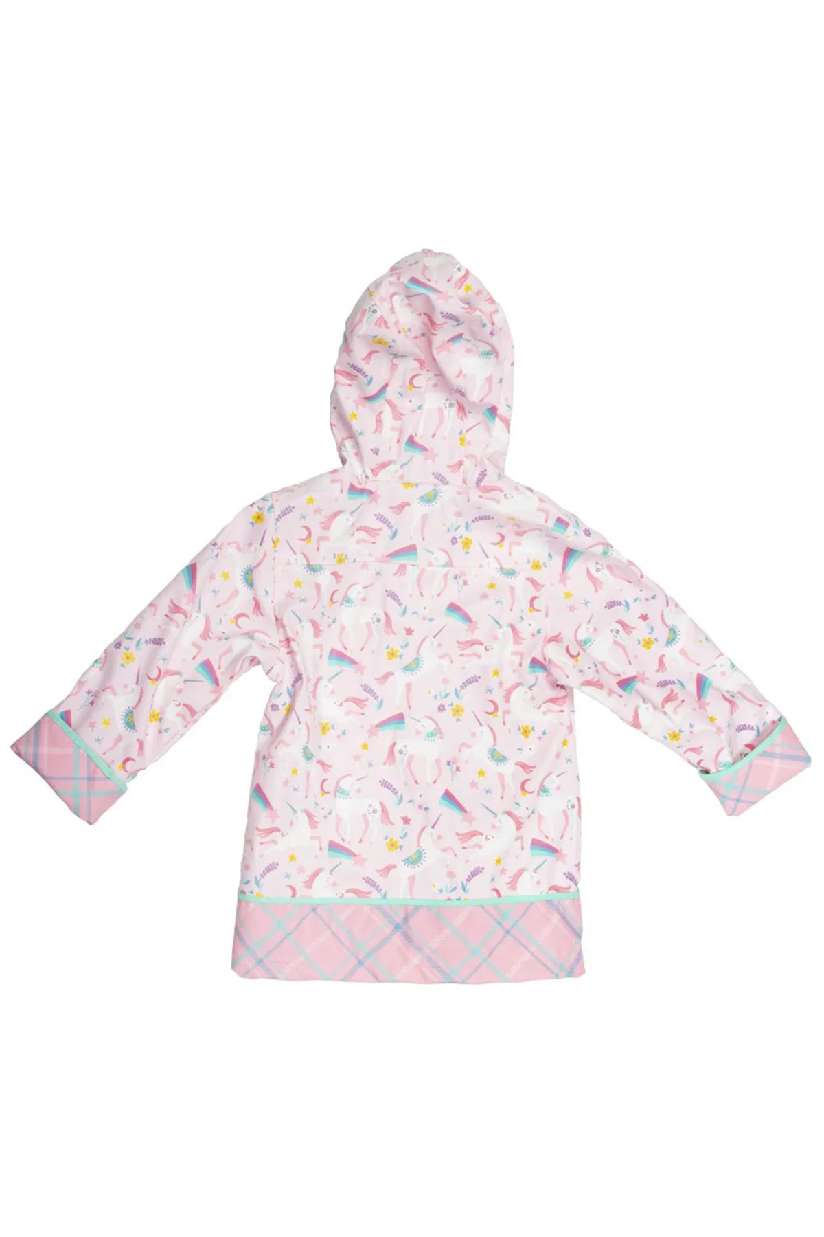 Stephen Joseph Kız Çocuk Unicorn Kapişonlu, Astarlı Poliüretan Yağmurluk fotoğrafı 2 (önizleme)