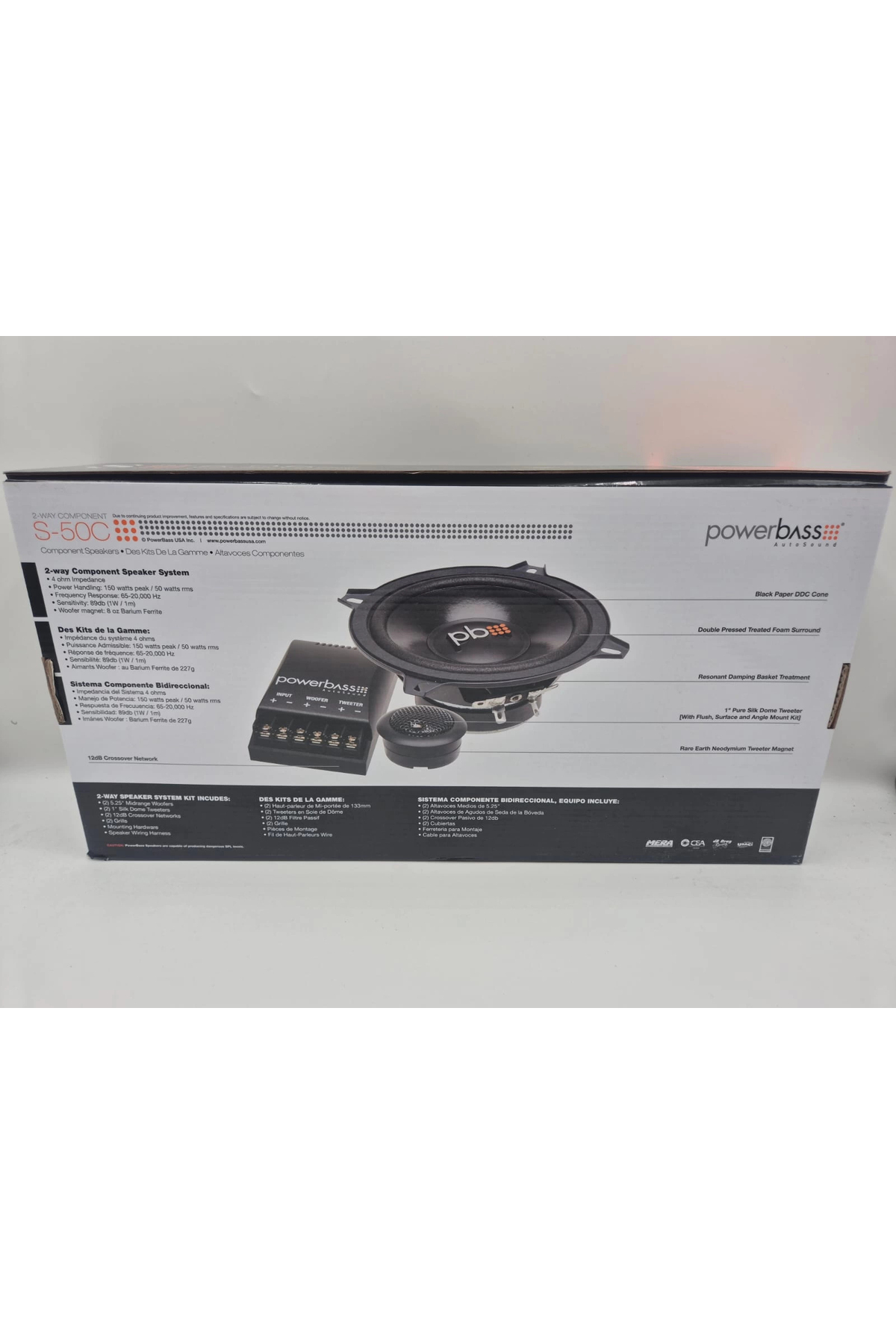 その他 bonbahey13 Ben Audıo Çifti 600 Watt 13 Cm Araba Oto Hoparlör Tweeter'lı Kutu