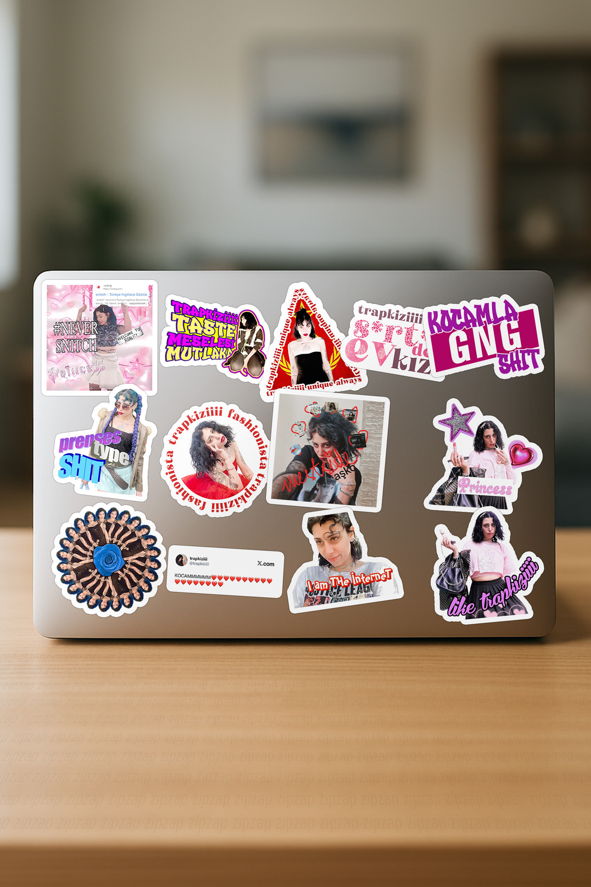 ZipZap Trapkiziiii Special Edition Yapışkanlı Folyo Sticker Paketi