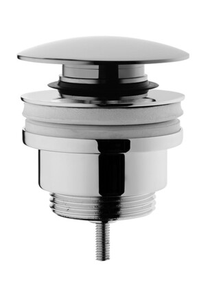 VitrA Origin A45149 Yuvarlak Lavabo Süzgeci, Universal, Basmalı, Krom