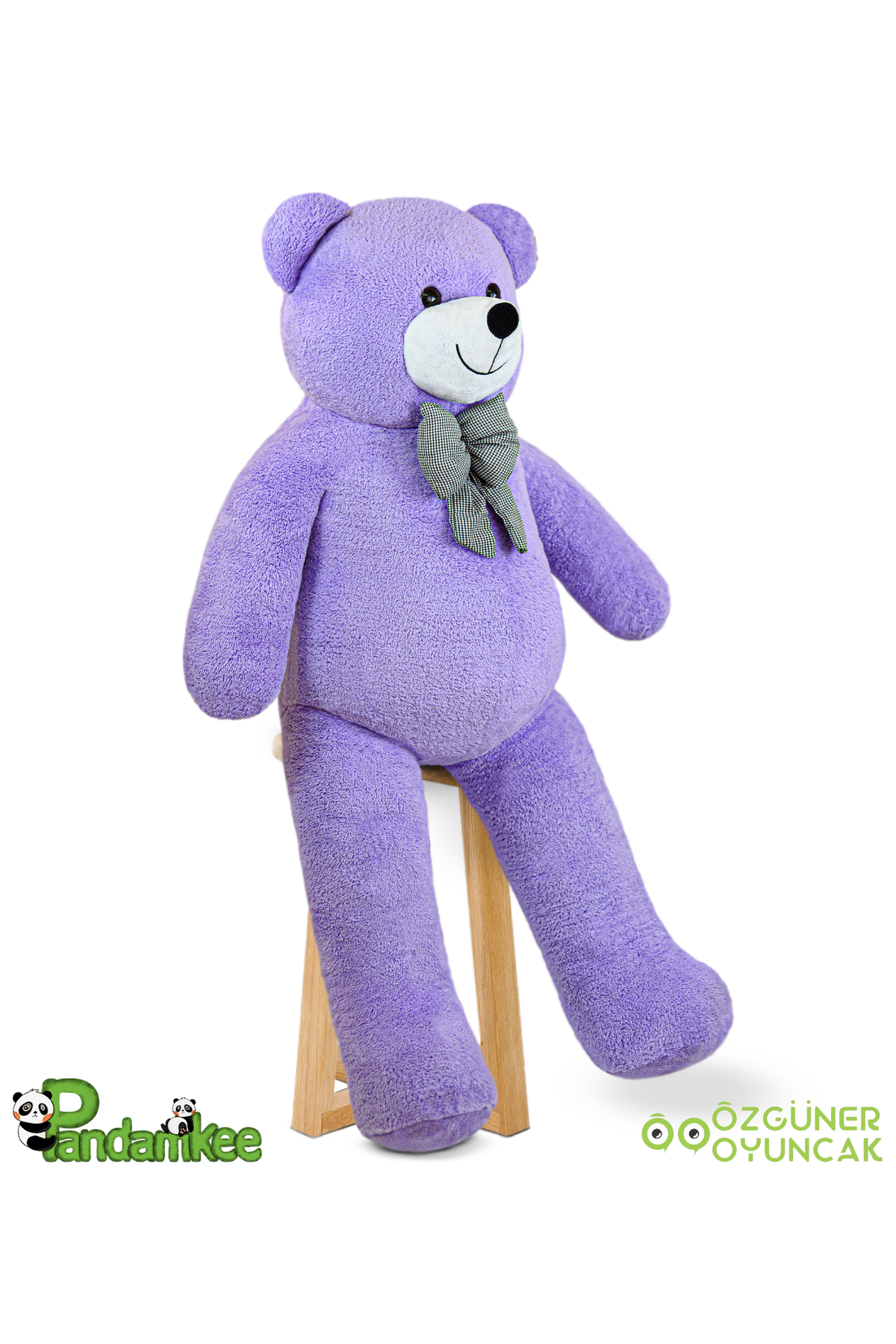 Özgüner Oyuncak Pandamkee Dev Büyük Peluş Ayıcık 170 cm Hediyelik Ayı (%100 Yerli) fotoğrafı 4 (önizleme)