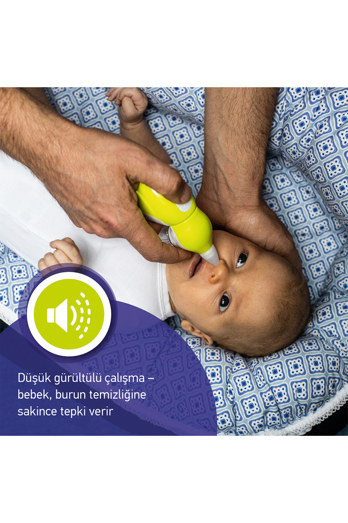 AGU BABY Agu Ns19 Sessiz Ergonomik Etkili Burun Temizleme Aspiratörü, Yeşil fotoğrafı 3 (önizleme)