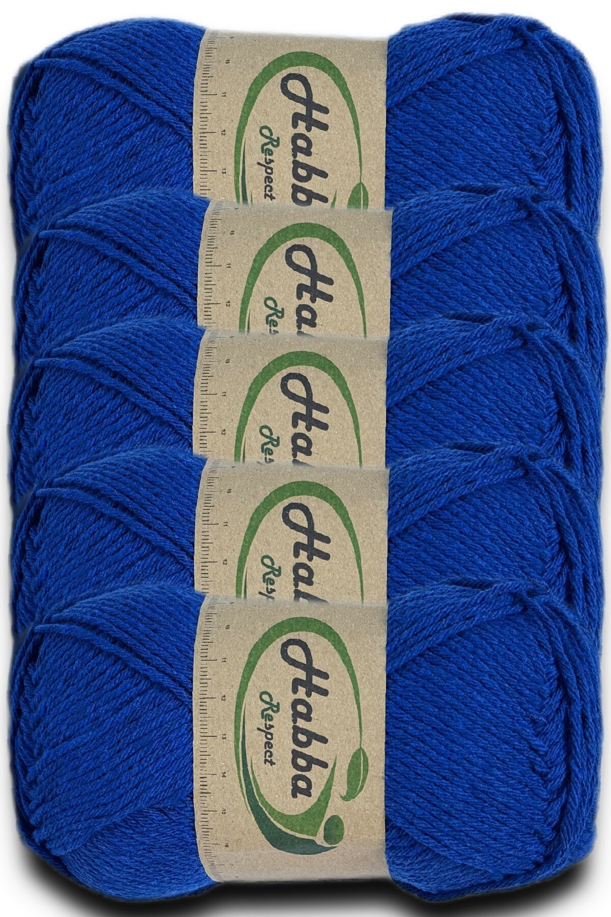 Habba Acrylic 5-Piece Pkt-1205-Saxe-Export Surplus Economic Ruffle Yarn