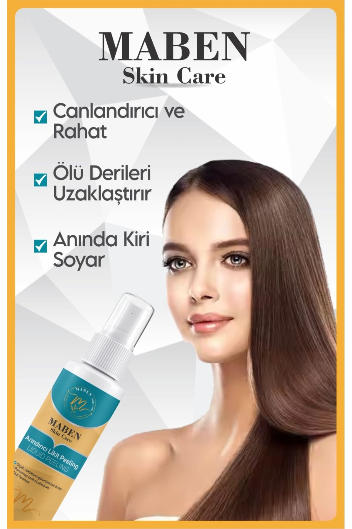 Arındırıcı Likit Peeling Pürüzsüzleştirici Kırışıklık, ve Leke Karşıtı Yüz ve El Peeling Jel 100gr — maben01