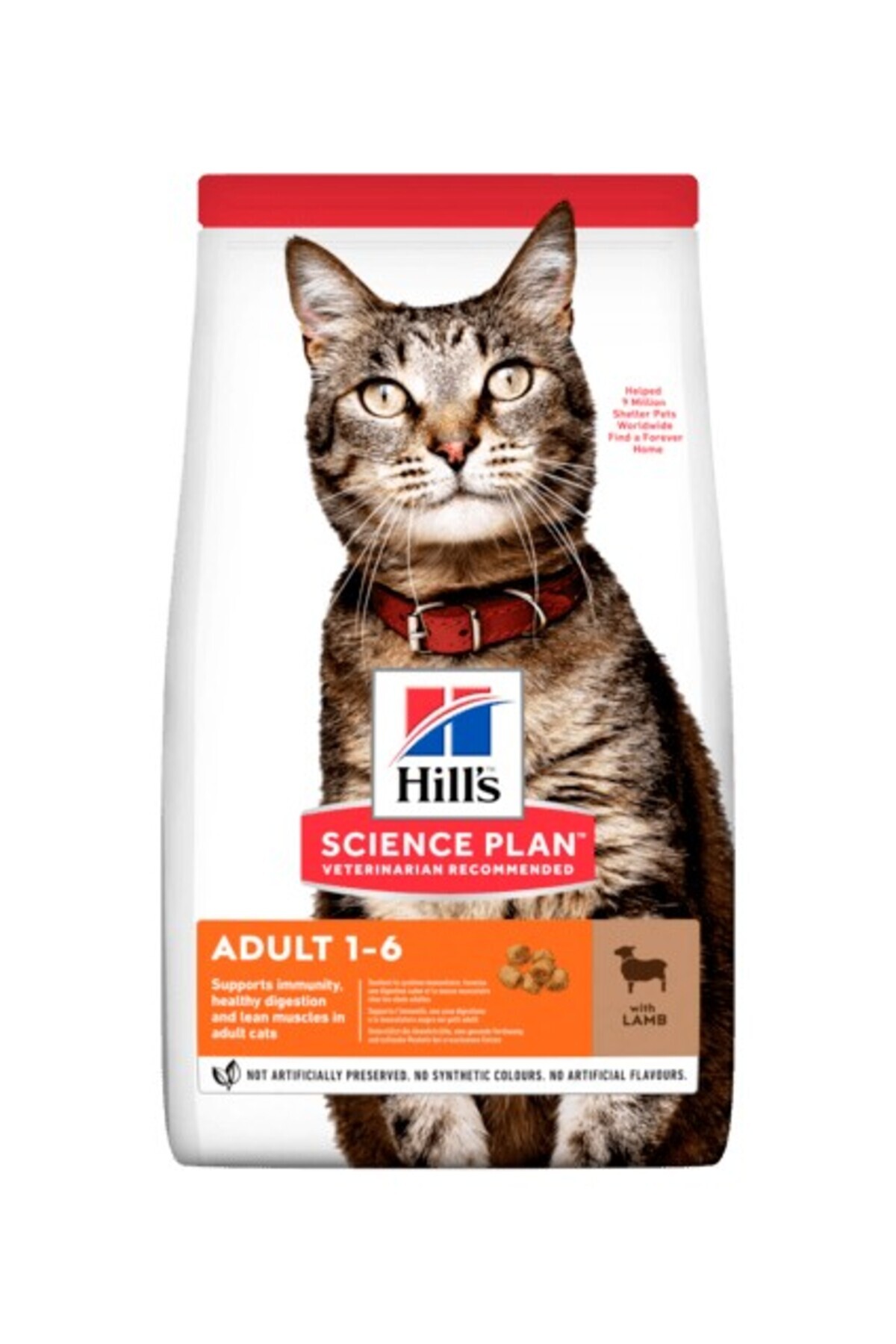 Hill's Science Plan Adult Optimal Care Kuzu Etli Pirinçli Yetişkin Kedi Maması 10 kg
