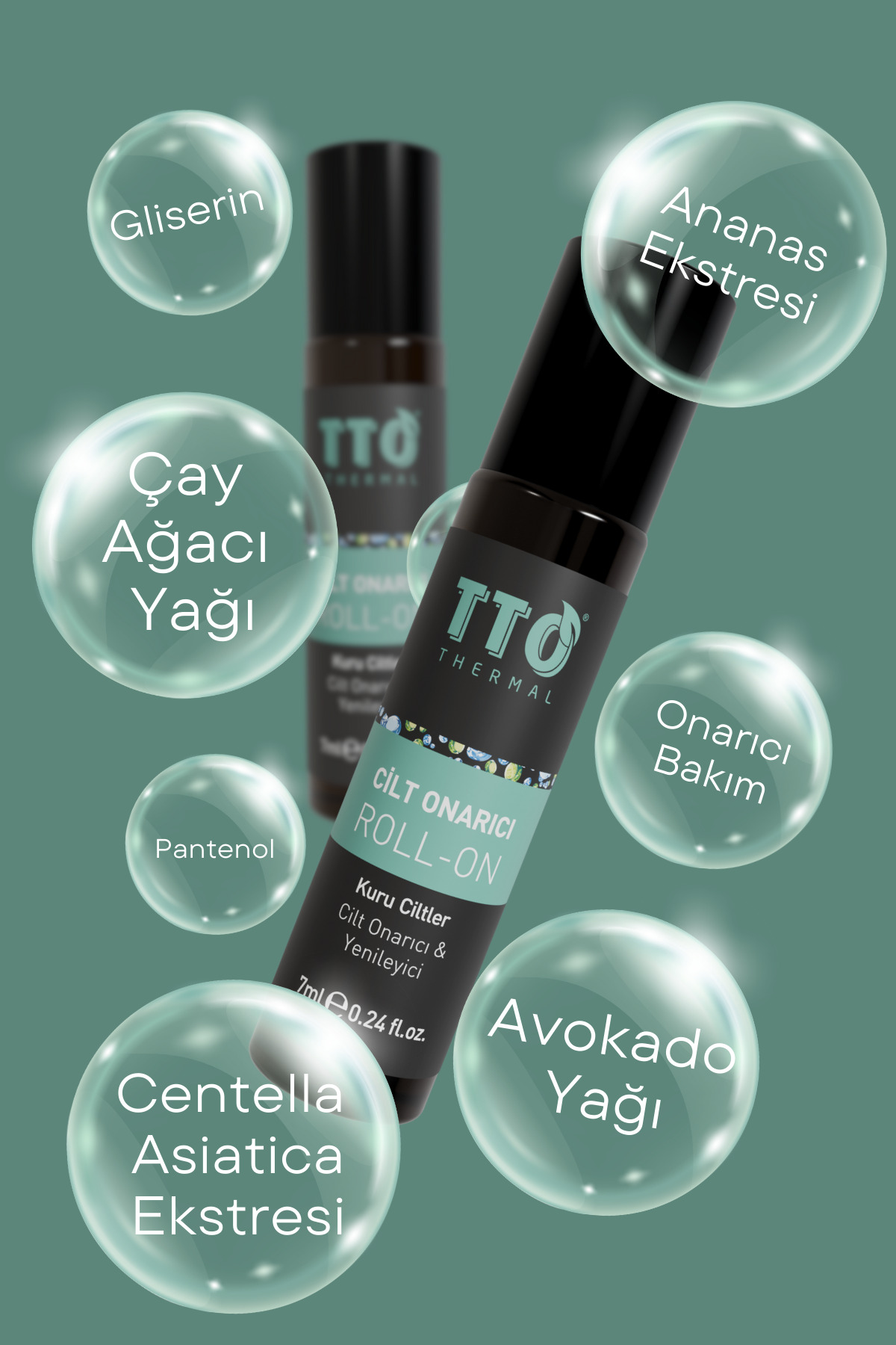 Cilt Bakım Roll-On Onarıcı 7 ml Thermal Kuru Ciltler — 8684576001221 — تصویر 3 از 6