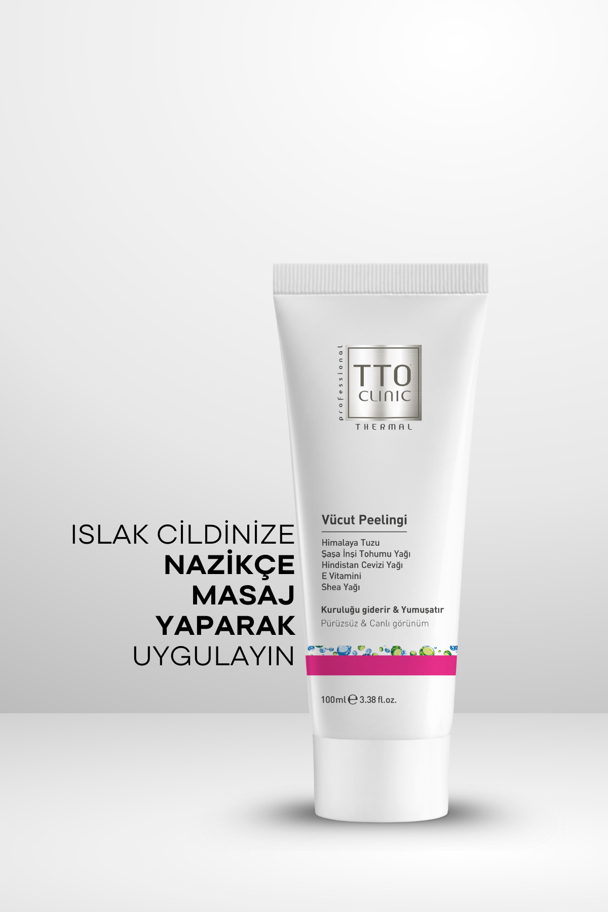 Clinic Vücut Peelingi - Nemlendirici Arındırıcı Bakım 100 ml — 8684576000286 — تصویر 5 از 6