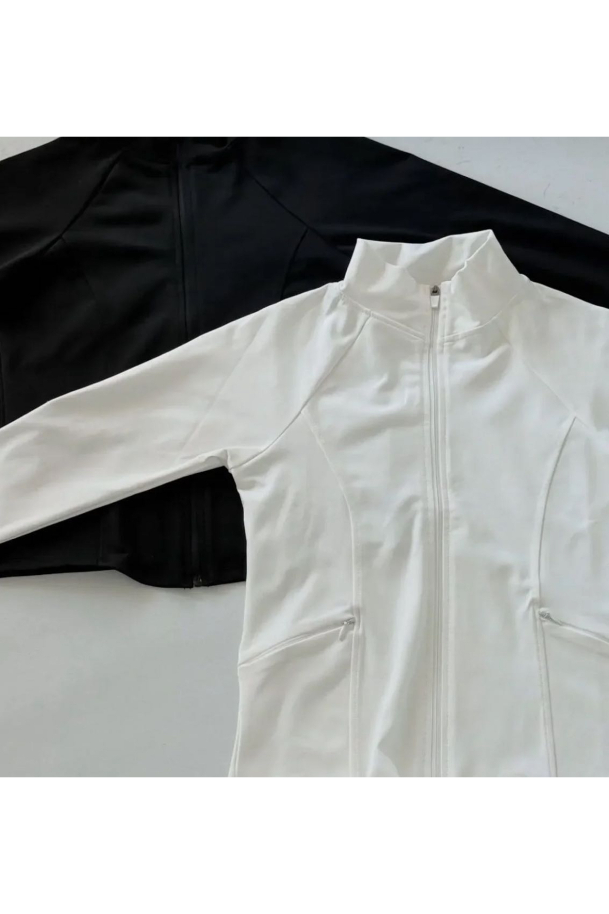 DEEFWEAR  Parmak Detaylı Dar Kalıp Street Y2K Crop Hırka - Görsel 4