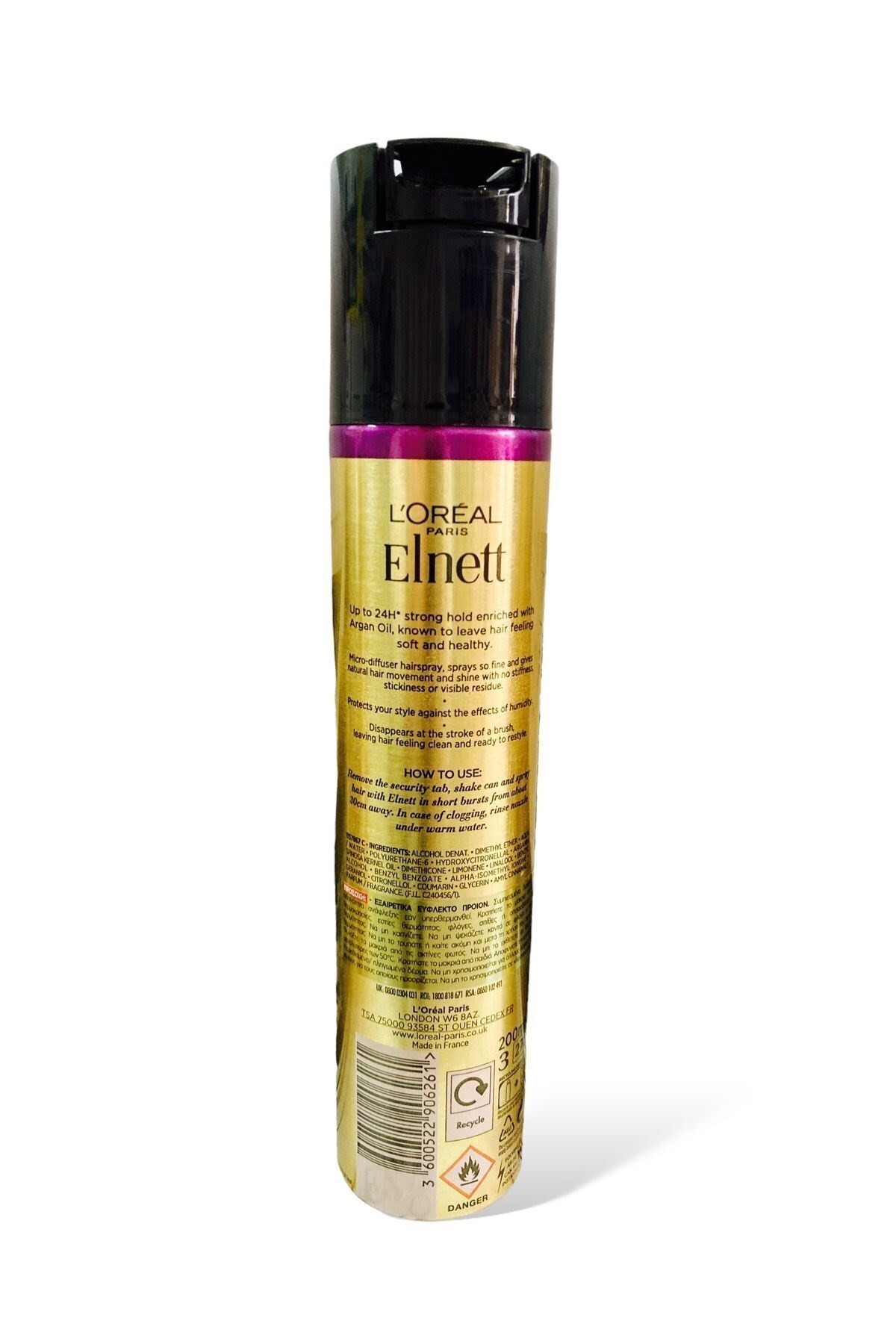 Elnett Değerli Argan Yağı Zarar Görmüş Saçlar İçin Güçlü Tutuş Saç Spreyi 200 ml — TYC19FLWXN171142121616383 — تصویر 2 از 2