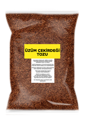 BY ORGANİK Üzüm Çekirdeği Toz 100 gr