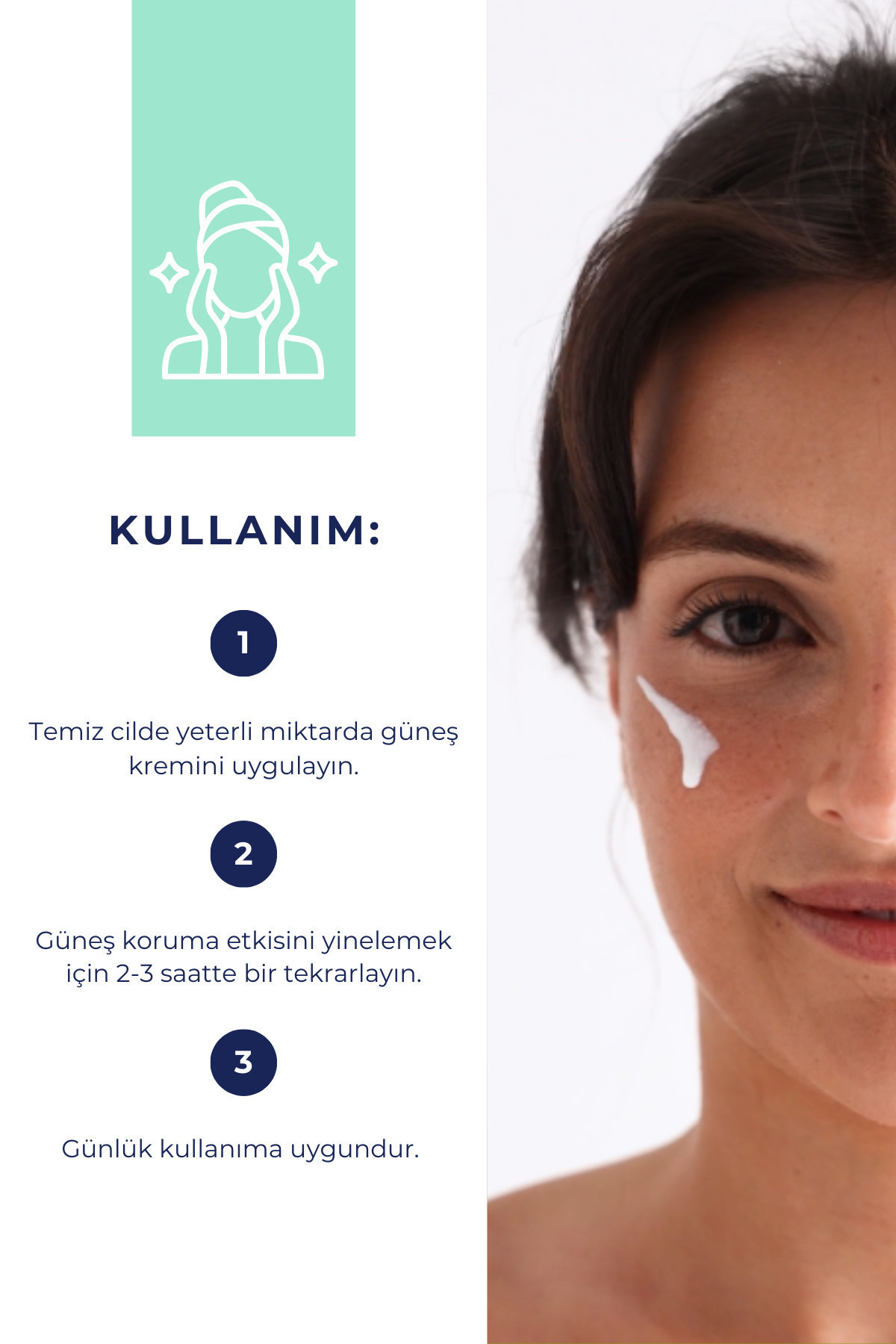 کرم ضد آفتاب مایع با SPF 50 و محافظت بالا در برابر آب، مناسب برای انواع پوست، 50 میلی لیتر — licave35 — تصویر 3 از 9
