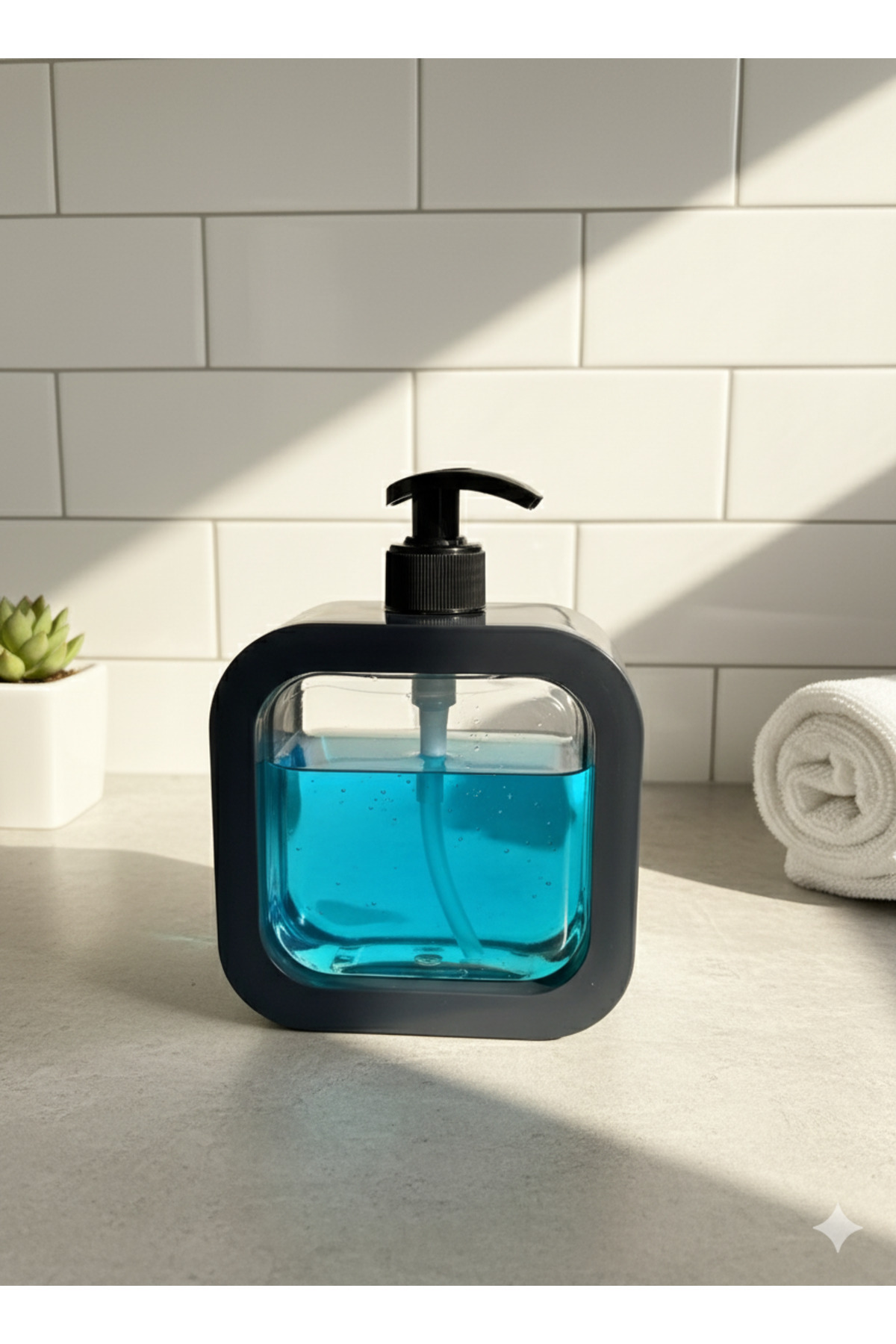 Lucky Luck Sıvı Sabunluk 500 ml Tezgah Üstü Lüx Fenomen Sabunluk