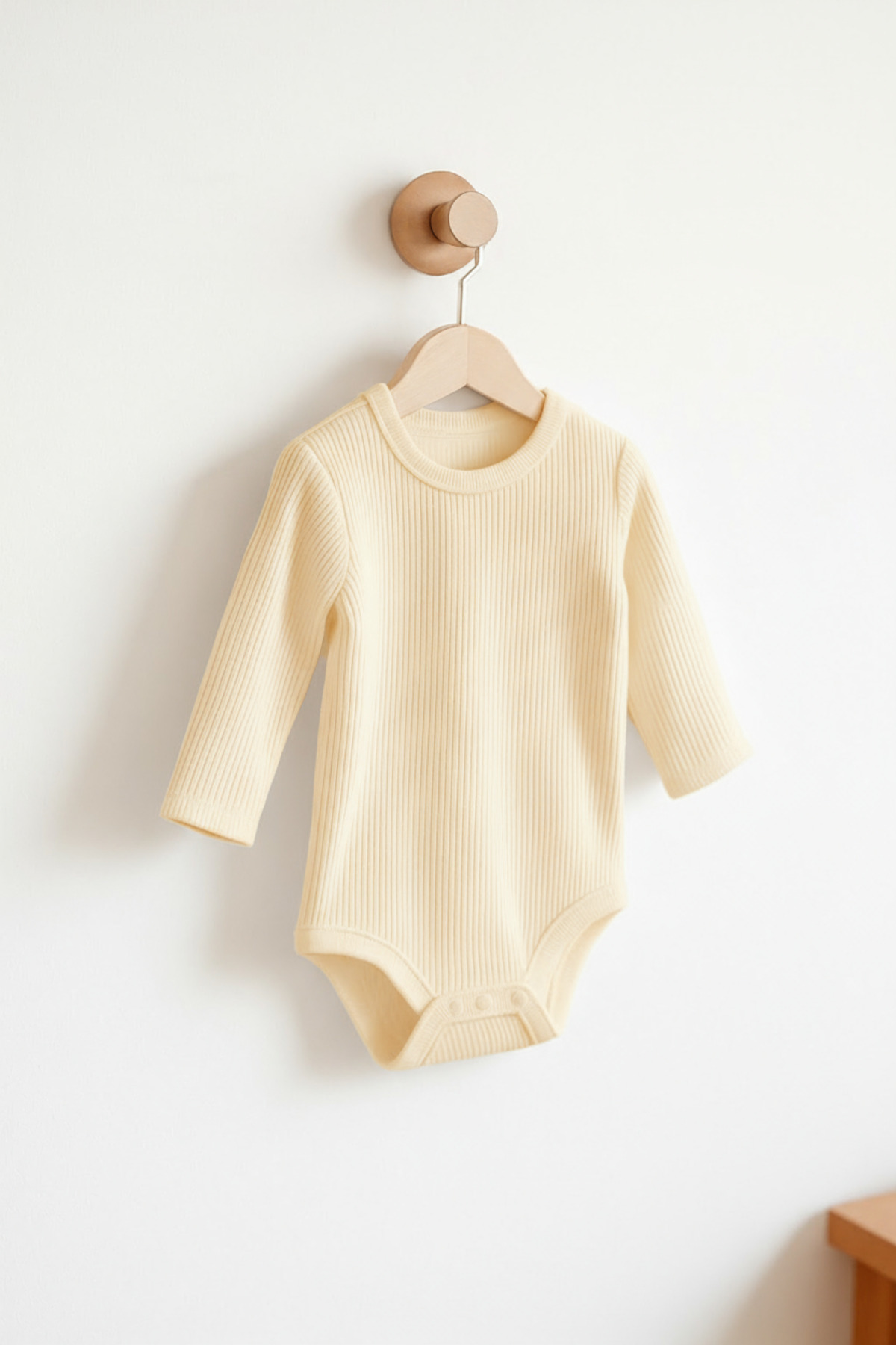 Lindakids Fitilli Kumaş %100 Pamuk Uzun Kollu Çıtçıtlı 3'lü Sarı Bebek Body/Zıbın fotoğrafı 4 (önizleme)