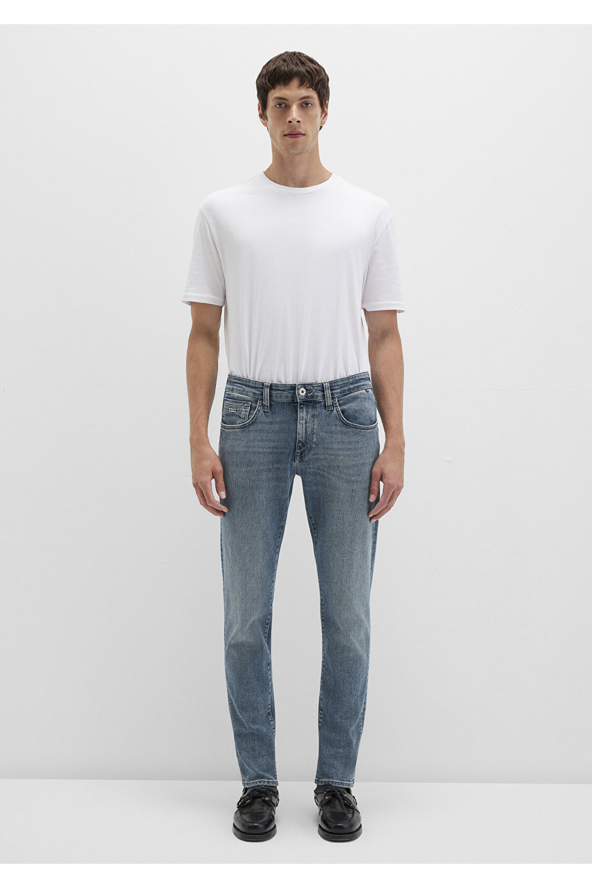 شلوار جین مردانه راسته | ماوی Mavi james-shaded-indigo-mavi-pro-m0042489555 - تصویر 4