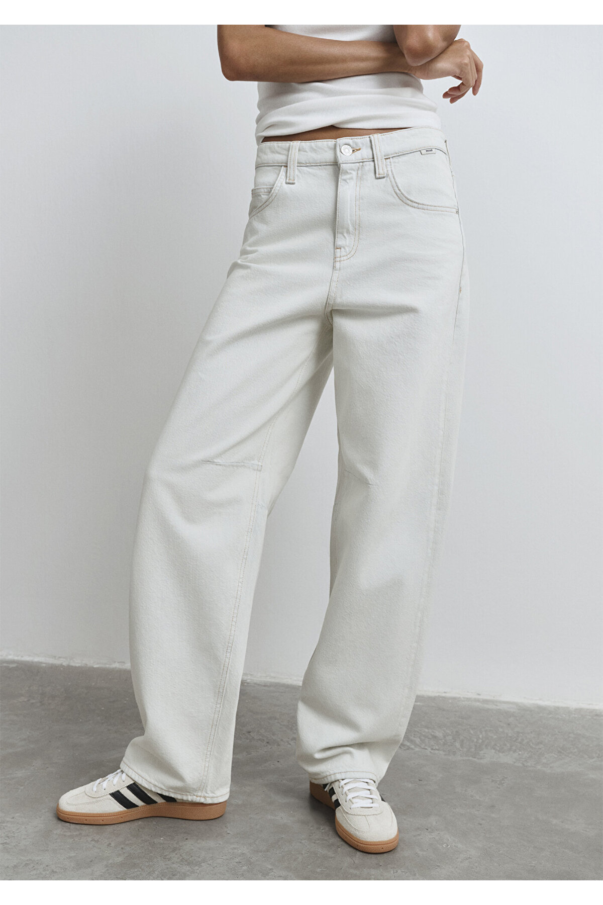 Mavi  Lisa Real Blue Puslu Tokalı Buz Jean Pantolon 1010938-89237 - Görsel 4